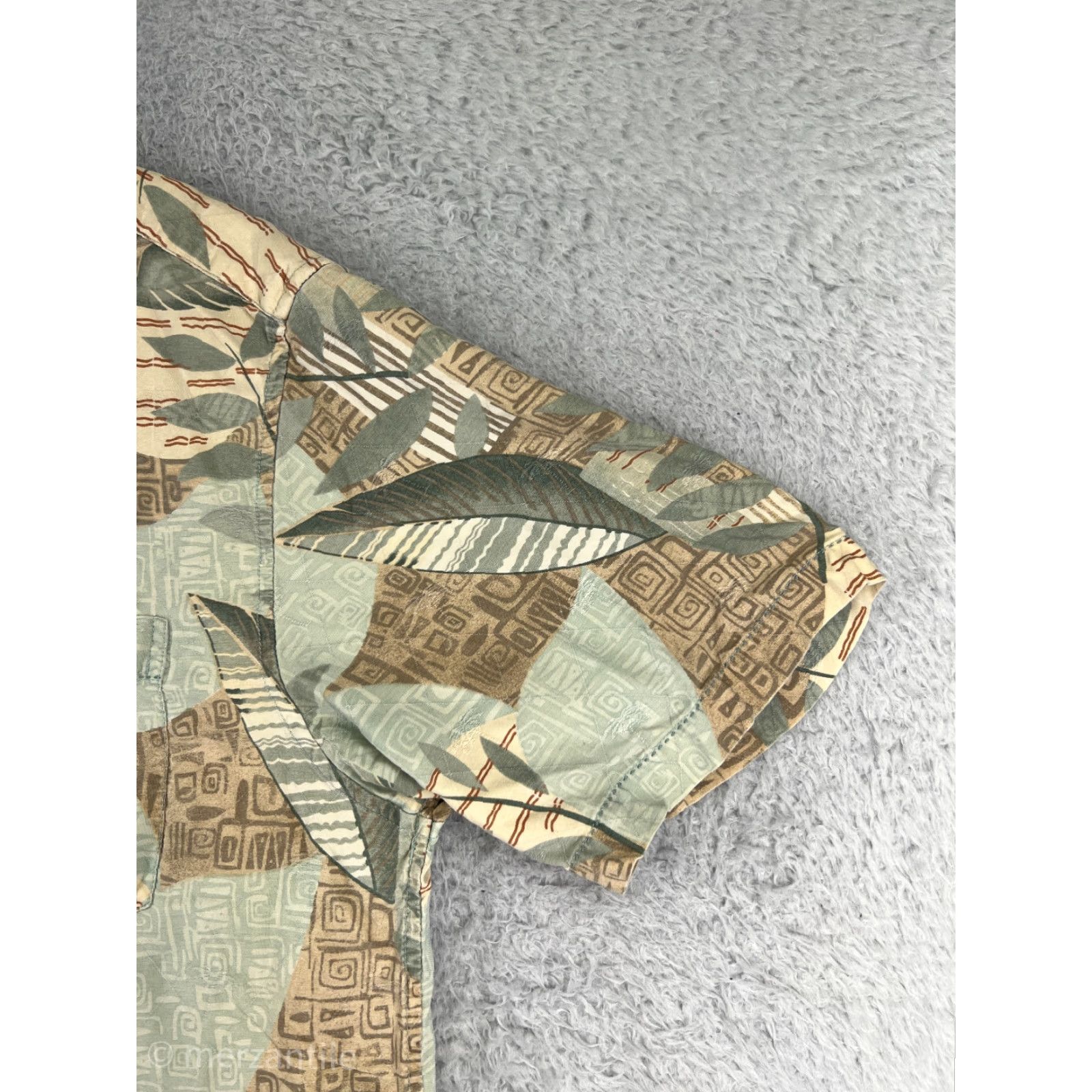 Tori Richard Tori Richard Shirt Mens XL Green Silk Button-Up Hawaiian Floral Resort Aloha Beach Vacation Luau Short Sleeve Mens XL Green Silk Button-Up Shirt Size US XL / EU 56 / 4 - 6 Thumbnail