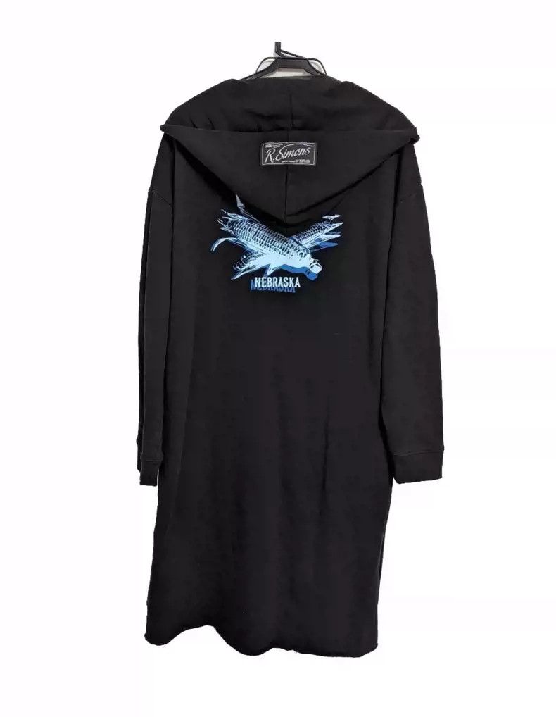 Raf Simons 21AW wizard hat long zipper jacket coat