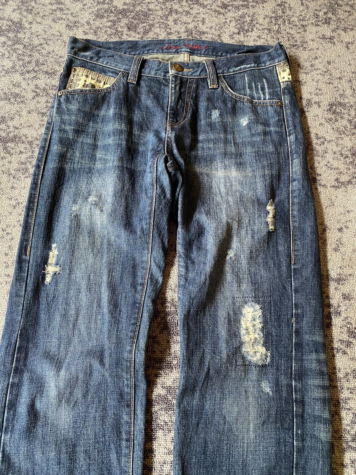 Hysteric Glamour Y2k Super Hakka ifsixwasnine distressed jeans Size US 30 / EU 46 - 5 Thumbnail