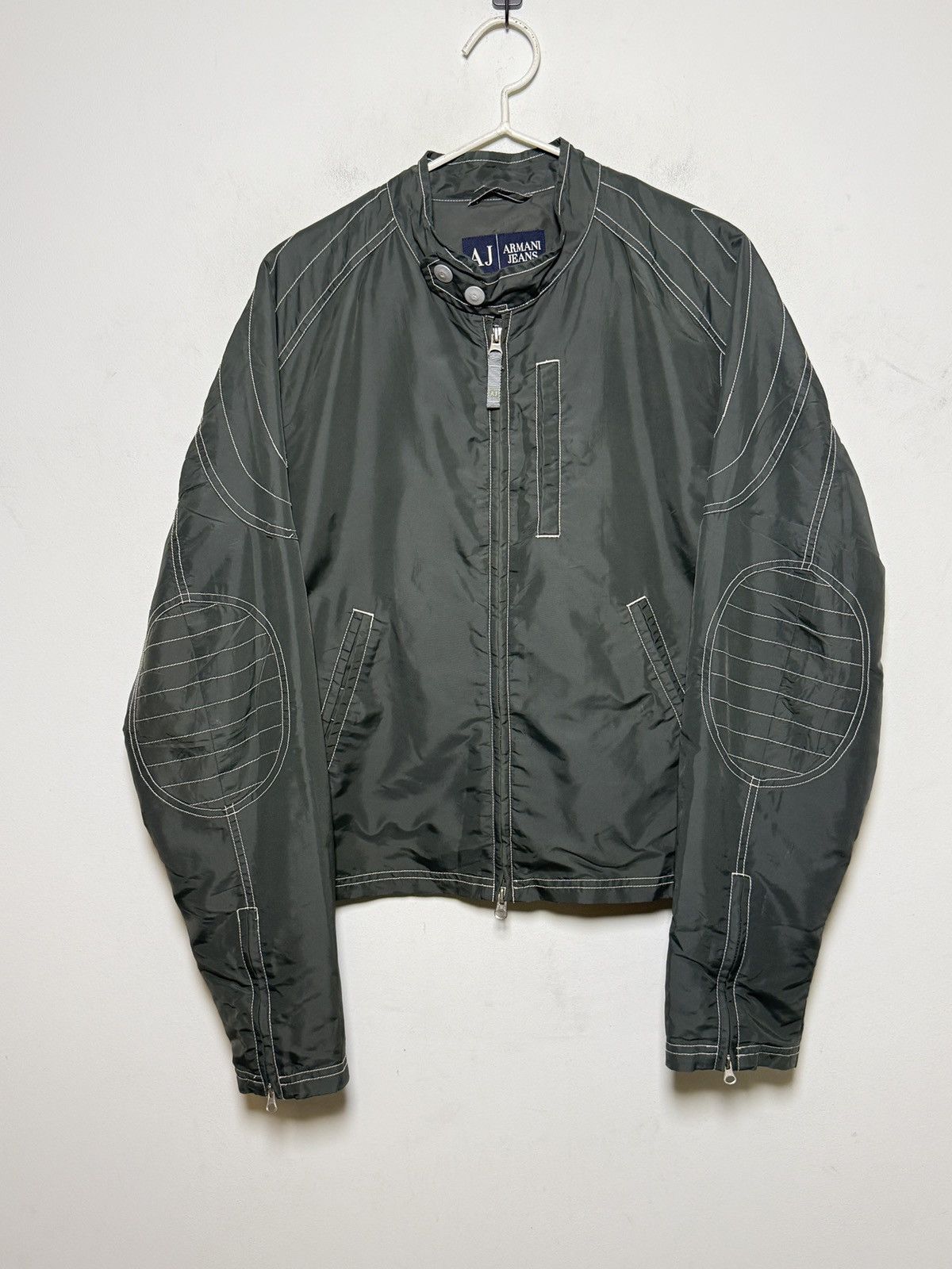 Armani × Giorgio Armani Armani Jeans Cropped Bomber Jacket | Grailed