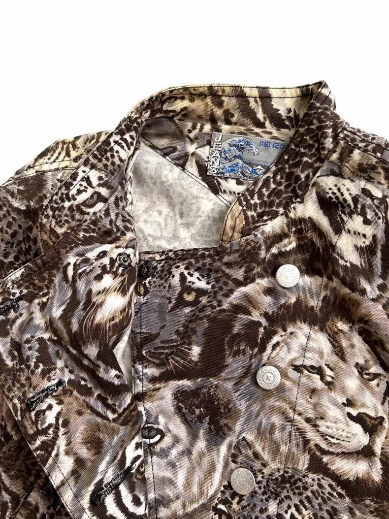 Kenzo KENZO sizeF Wildlife V-neck jacket Size M / US 6-8 / IT 42-44 - 7 Thumbnail
