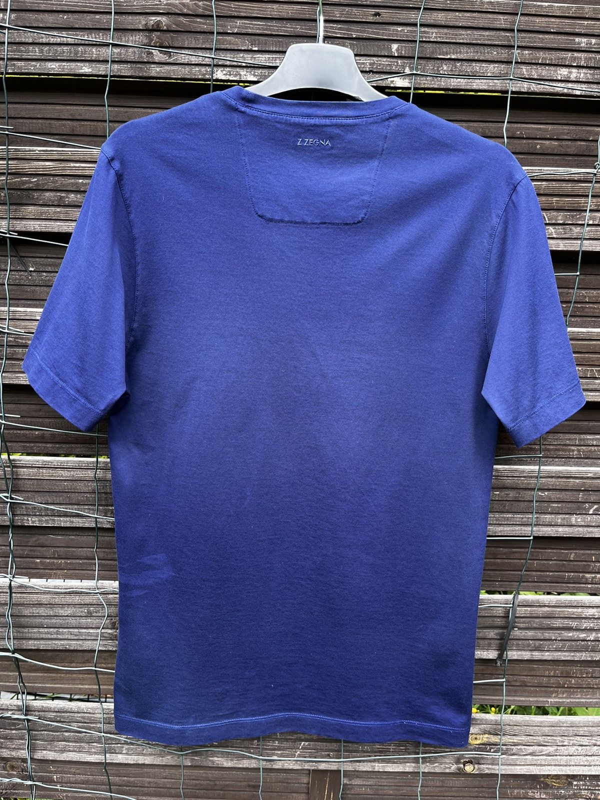 Ermenegildo Zegna 🔵 Z ZEGNA BIG LOGO LUXURY HYPE T SHIRT Y2K TEE Size US S / EU 44-46 / 1 - 8 Thumbnail
