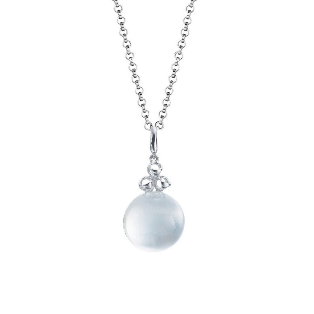 BRAND NEW Di Modolo Mother of Pearl Pendant in Plated Rhodium MSRP 650