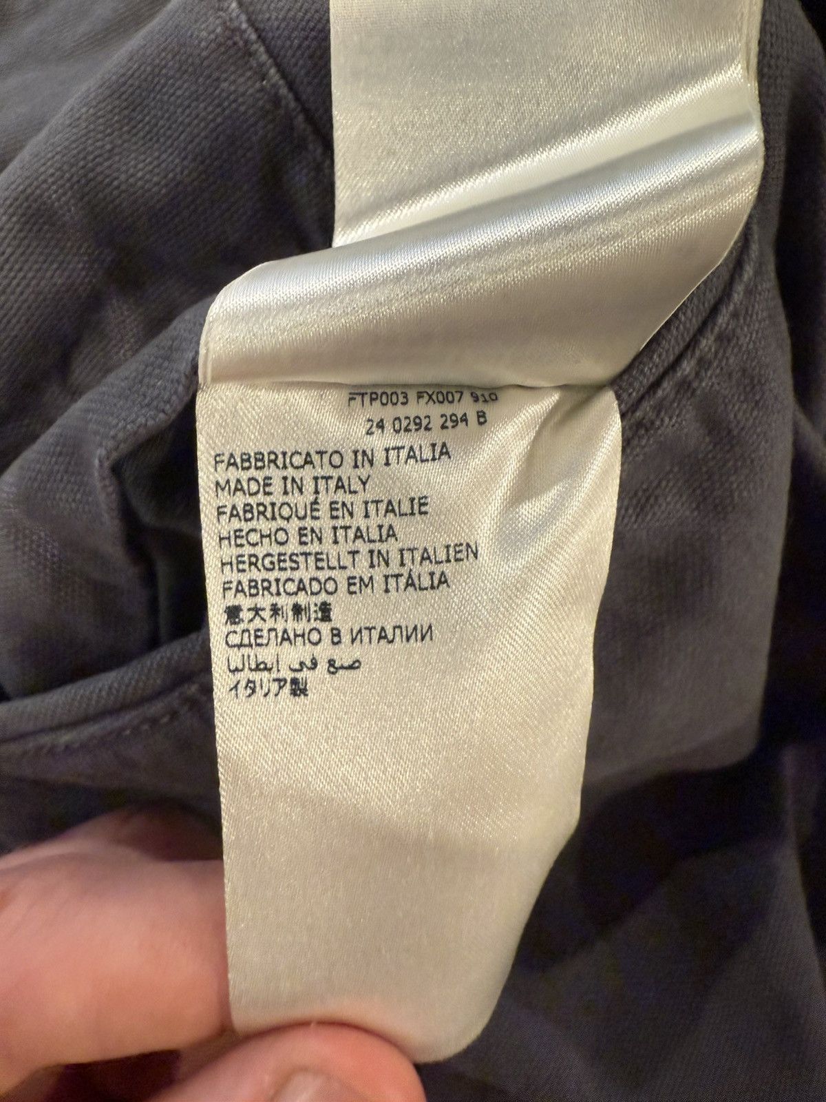 Facetasm × Incotex Gray Distressed Effect Pants Size US 30 / EU 46 - 13 Thumbnail