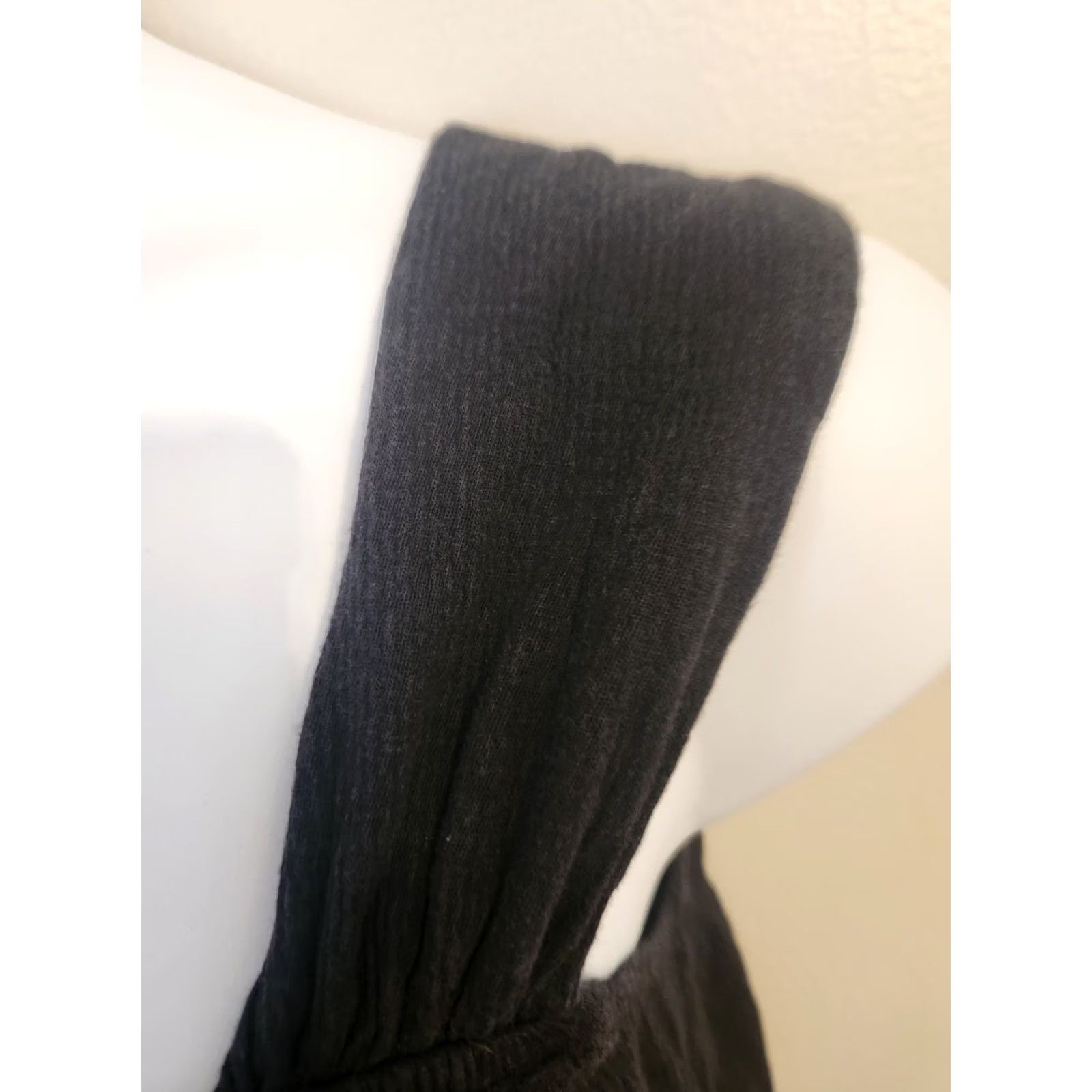 Vintage Lane Bryant Black Gauzy Elastic Hem Sleeveless Top Blouse 14/16 Women Plus Size Casual Party/Cocktail Size XL / US 12-14 / IT 48-50 - 2 Thumbnail