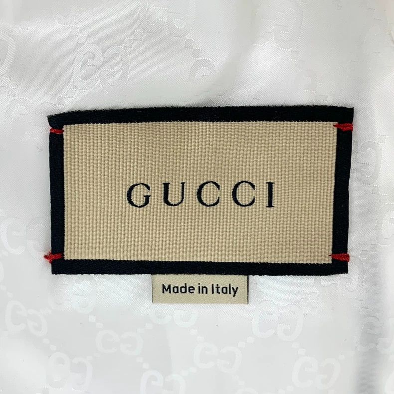 Gucci Gucci White logo dark pattern full print hooded long-sleev Size S / US 4 / IT 40 - 5 Thumbnail