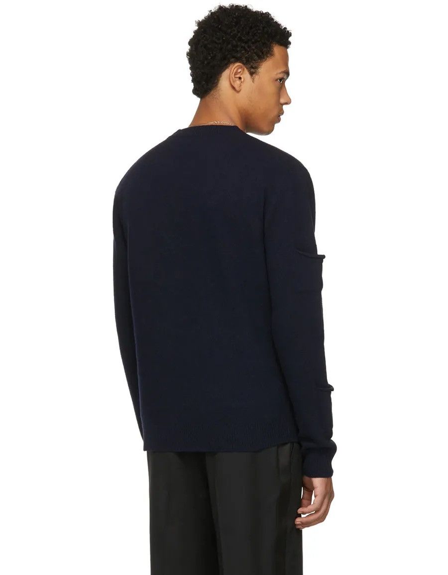 JW Anderson JW Anderson Navy Multi-Pocket Cashmere Wool Sweater Size US M / EU 48-50 / 2 - 17 Thumbnail