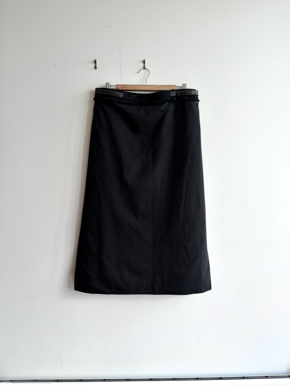 Yohji Yamamoto Yohji Yamamoto Pour Homme Switching Wrap Skirt Size US 34 / EU 50 - 2 Thumbnail