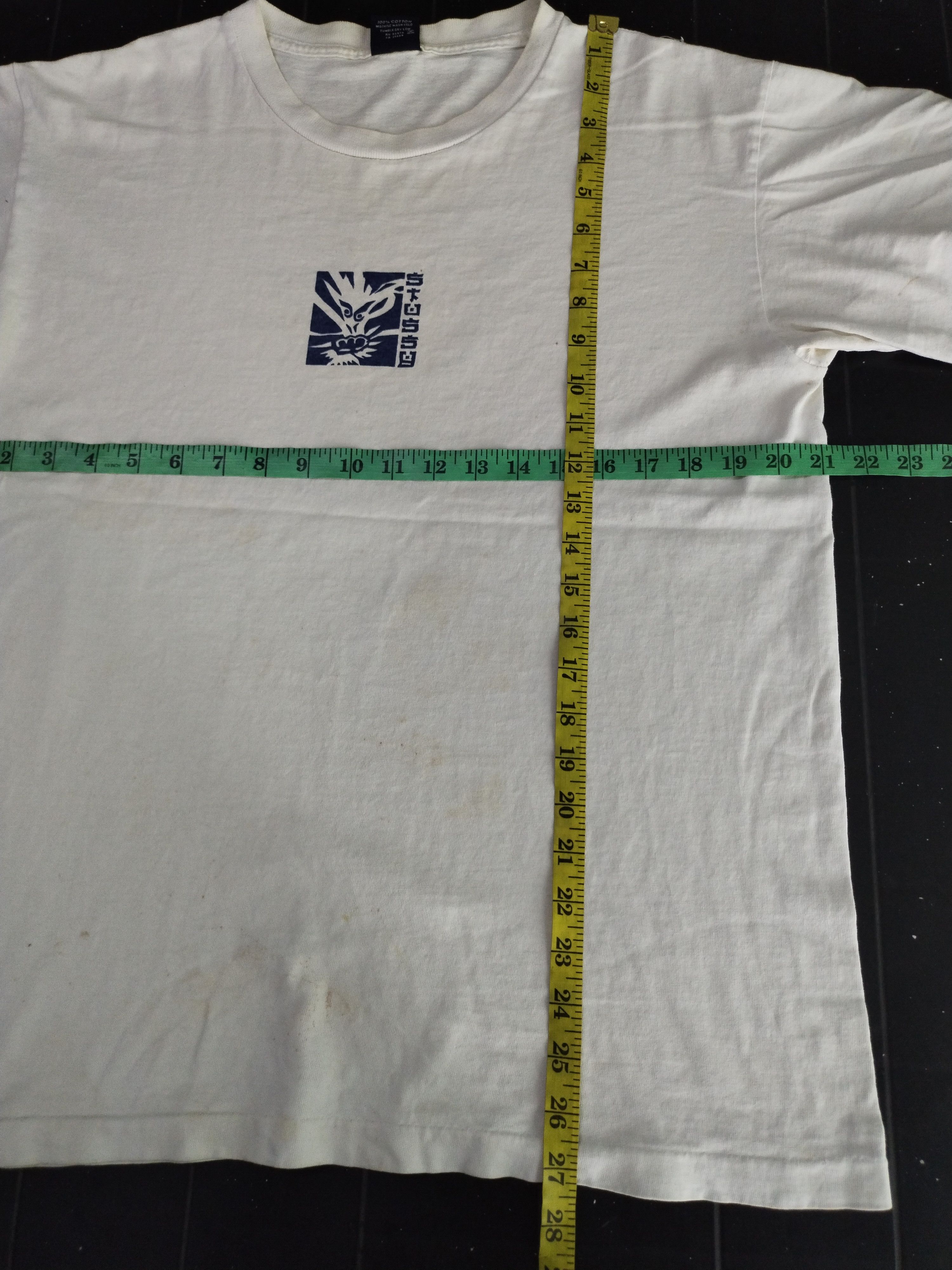 Stussy × Vintage Rare Vintage 90's Stussy Dragon White Shirt Tee Size US M / EU 48-50 / 2 - 11 Thumbnail