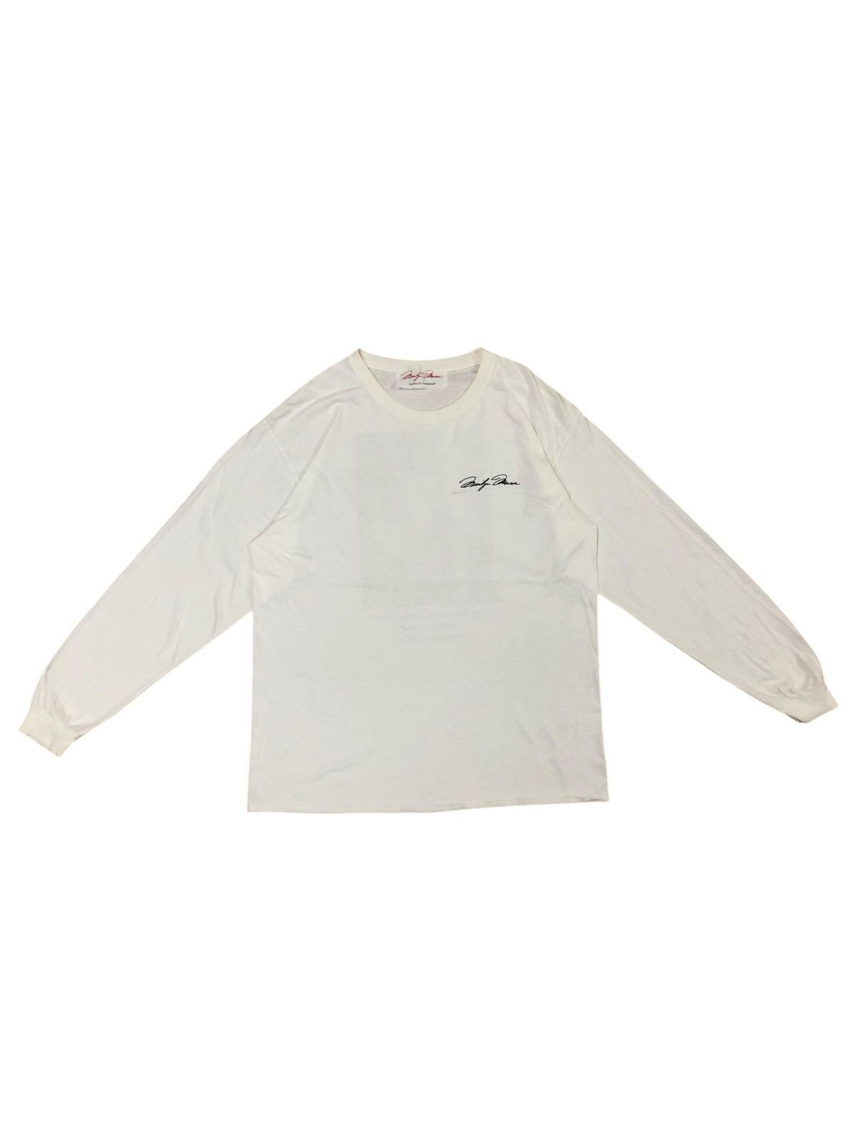 Vintage Vintage y2k Marily Monroe Graphic Long Sleeve Tee Size US L / EU 52-54 / 3 - 2 Thumbnail