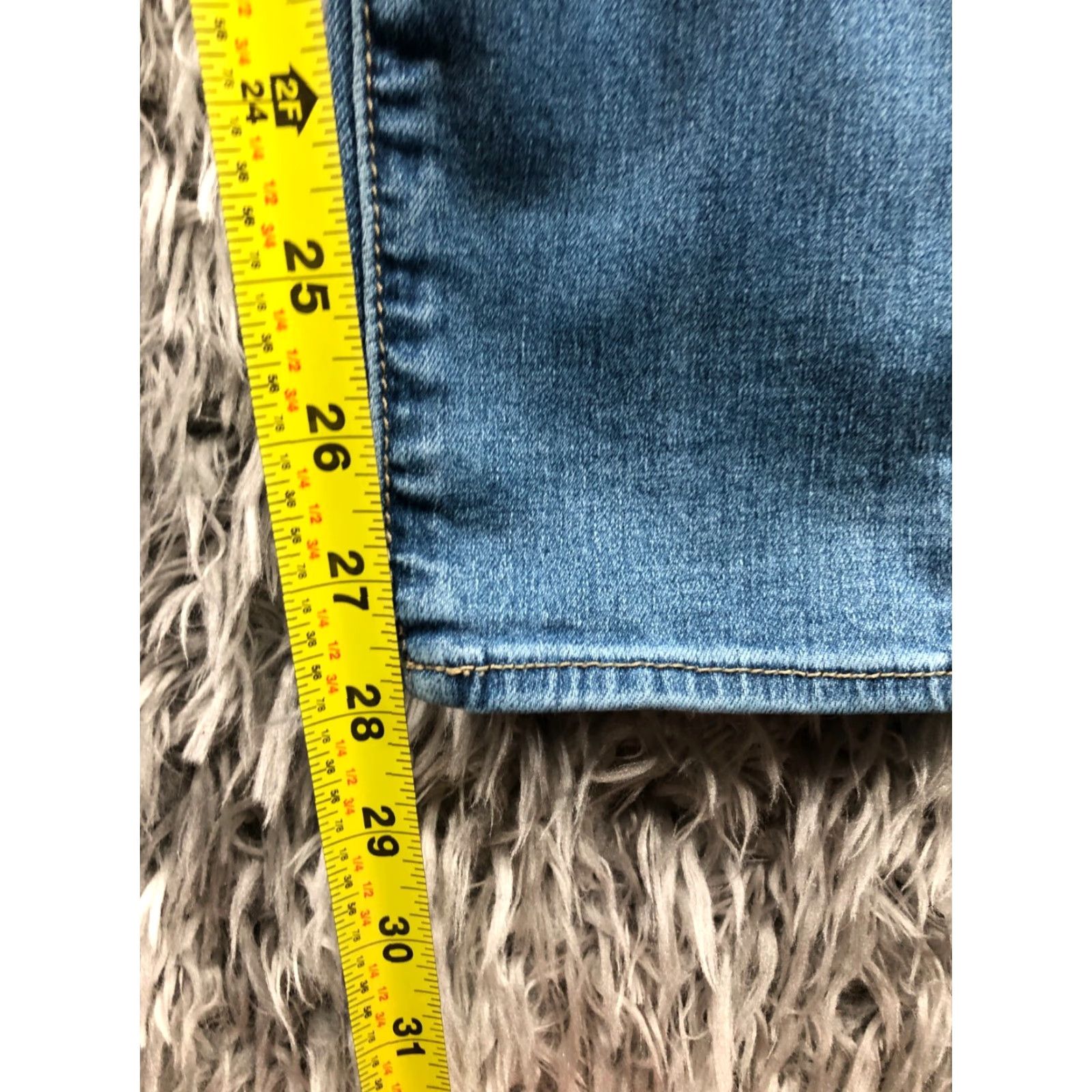 Vintage Articles of Society Skinny Jeans Size 31 Womens Medium Wash Blue Jeans Regular 5-Pocket Denim Size 24" / US 00 / IT 34 - 3 Thumbnail