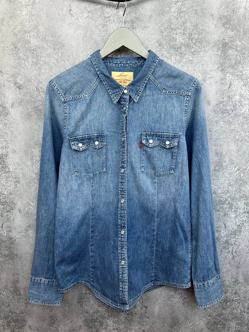 Levi's Vintage Clothing Levi’s Positively Superior Western Denim Shirt Pearl Snap Size L / US 10 / IT 46 - 1 Thumbnail