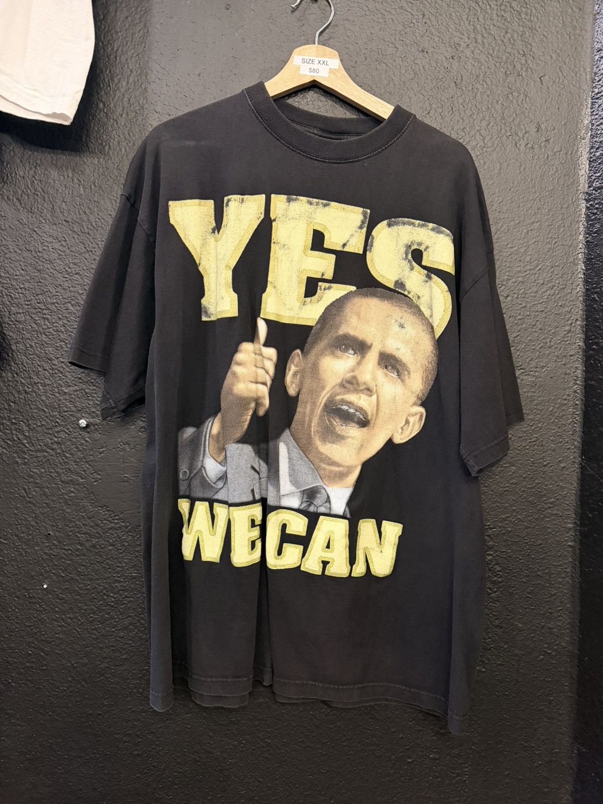 Vintage Vintage “Yes We Can” Obama T Shirt Size US XXL / EU 58 / 5 - 1 Thumbnail
