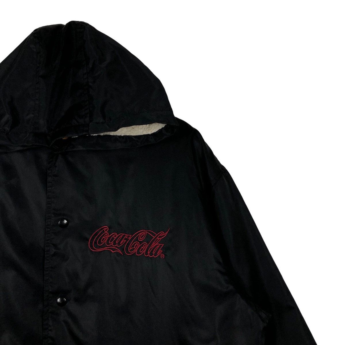 Japanese Brand 🔥90’s Vintage Coca Cola Coach Long Jacket Mink Fur Lining Size US L / EU 52-54 / 3 - 5 Thumbnail