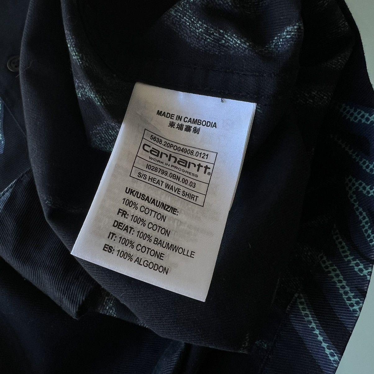 Carhartt × Carhartt Wip Carhartt Heat Wave Shirt Size US S / EU 44-46 / 1 - 5 Thumbnail