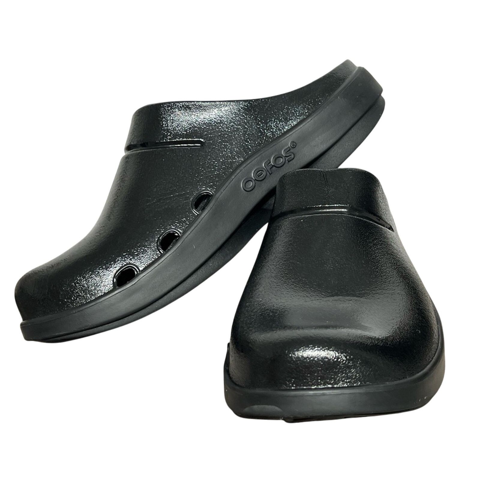 Other OOFOS OOcloog Womens 10 / Men 8 Black Slip On Slides Mules Size US 10 / IT 40 - 3 Thumbnail