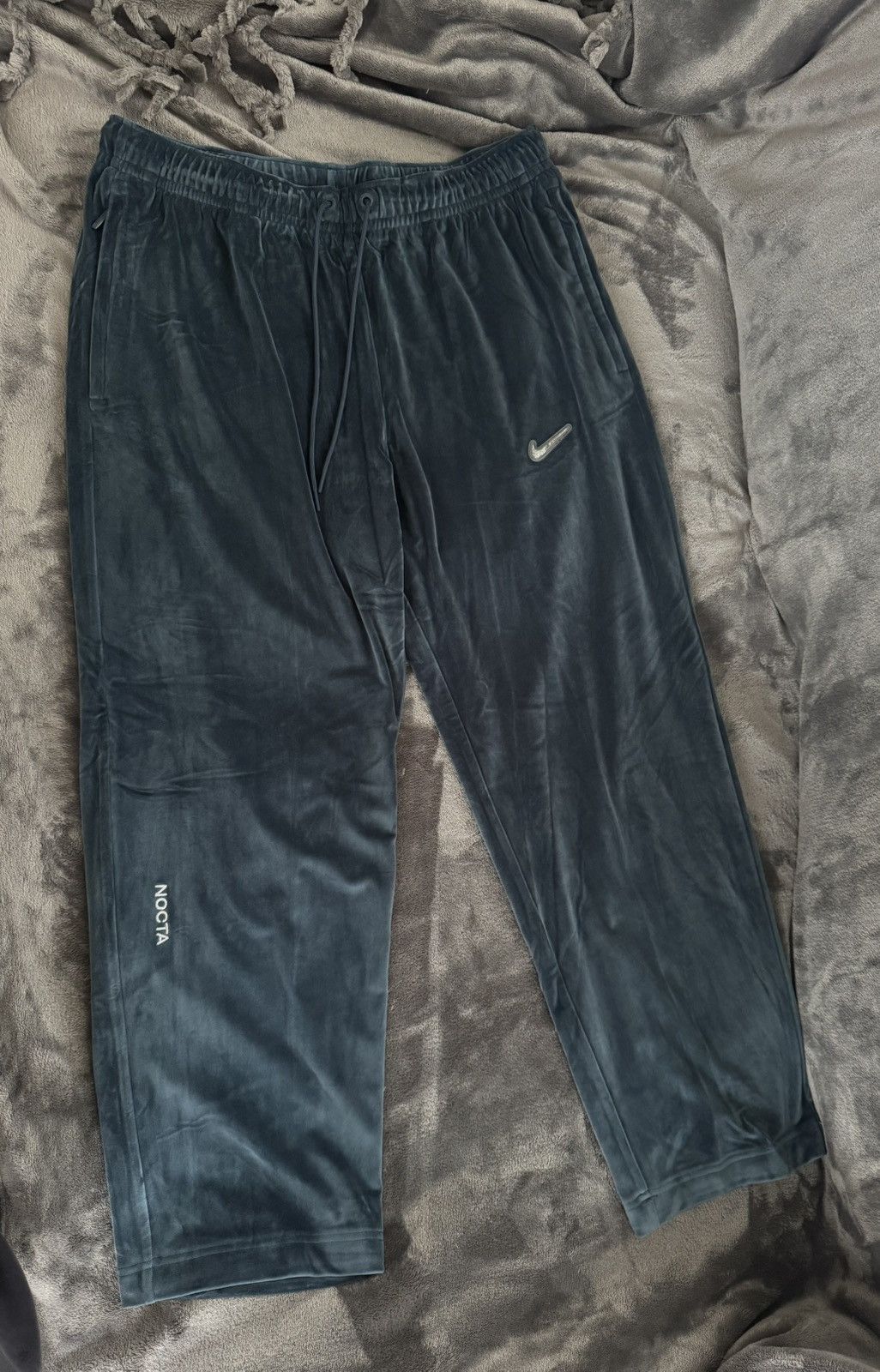 Drake × Nike × Swarovski Nike Nocta SWAROVSKI Velour Pants | Grailed