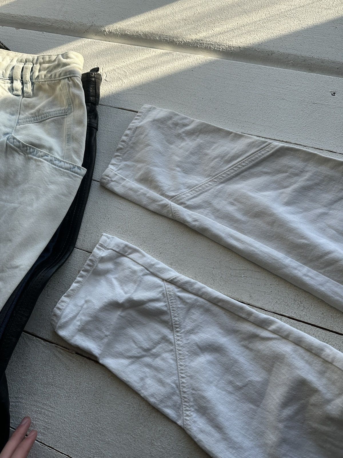 Isabel Marant 🚨 ISABEL MARANT WHITE WOMEN JEANS PANTS LUXURY Size 28" / US 6 / IT 42 - 7 Thumbnail