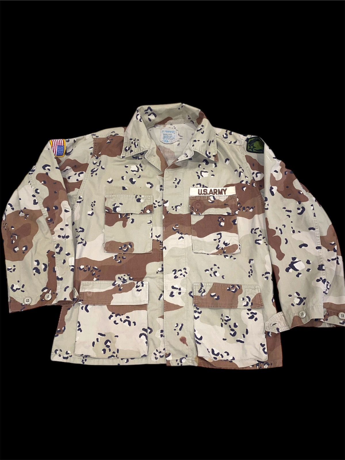 American Apparel US Army Camouflage Jacket - Authentic Military Issued Size US M / EU 48-50 / 2 - 1 Thumbnail