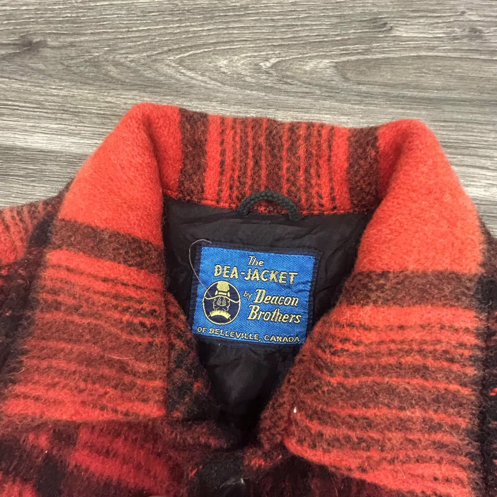 Vintage VINTAGE Deacon Brothers Dea-Jacket Shirt Mens Large Buffalo Plaid 60s Made USA Size US L / EU 52-54 / 3 - 5 Thumbnail