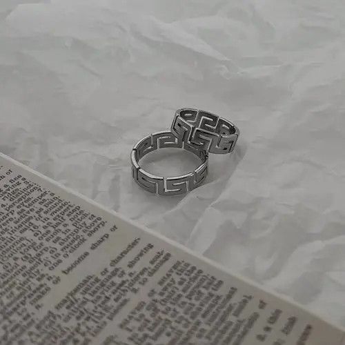 Designer × Vintage Retro punk rings Size ONE SIZE - 2 Thumbnail