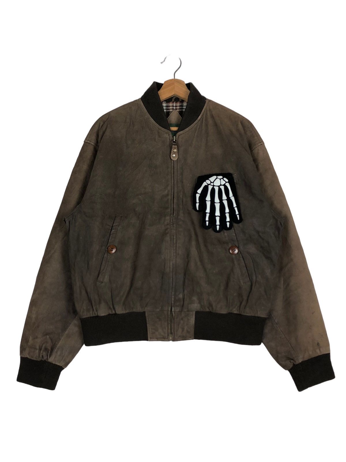 Japanese Brand 🔥90’s Vintage Bomber Jacket Soft Leather Mitsumine Japan Size US M / EU 48-50 / 2 - 1 Thumbnail