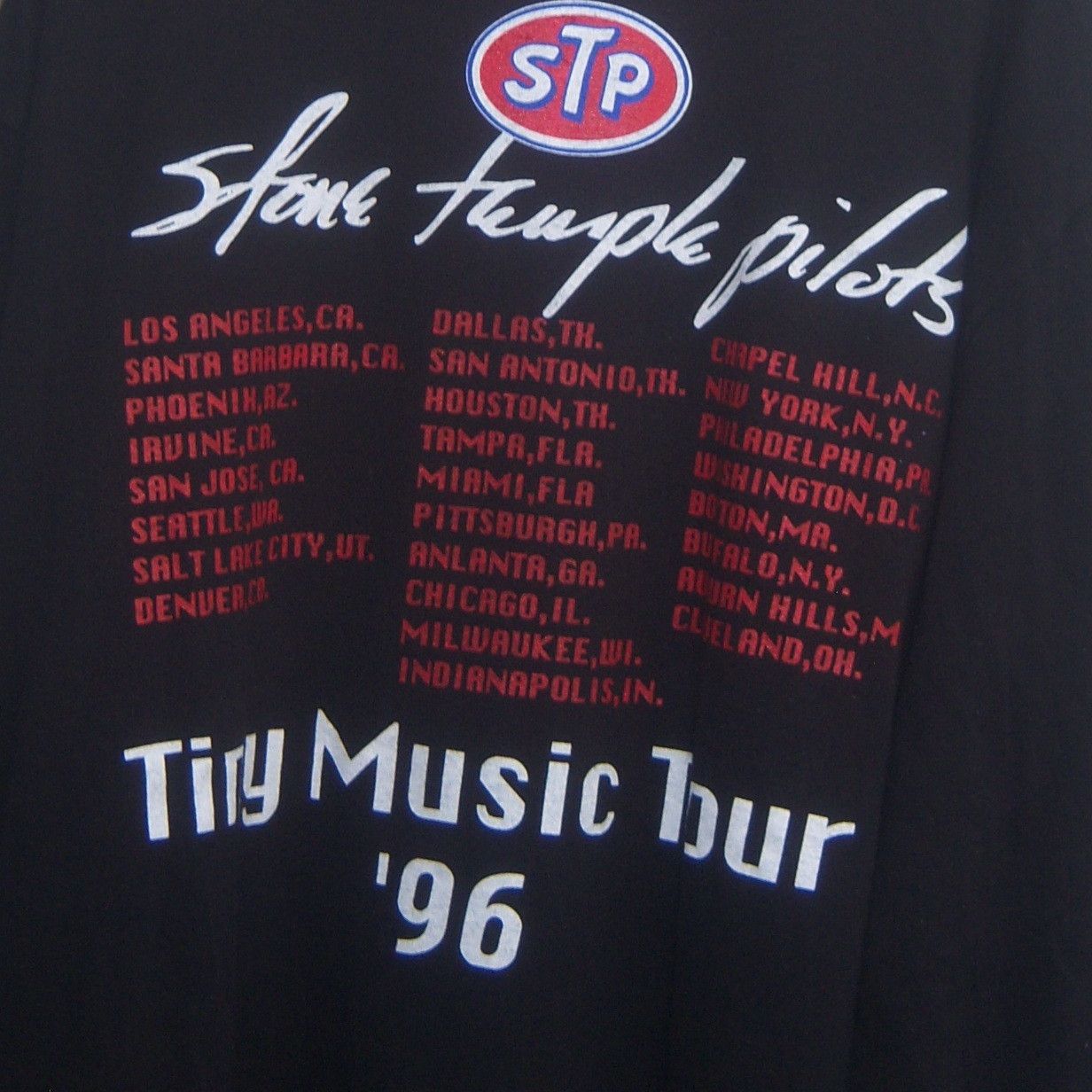 Band Tees Stone Temple Pilots T Shirt Size US XL / EU 56 / 4 - 15 Thumbnail