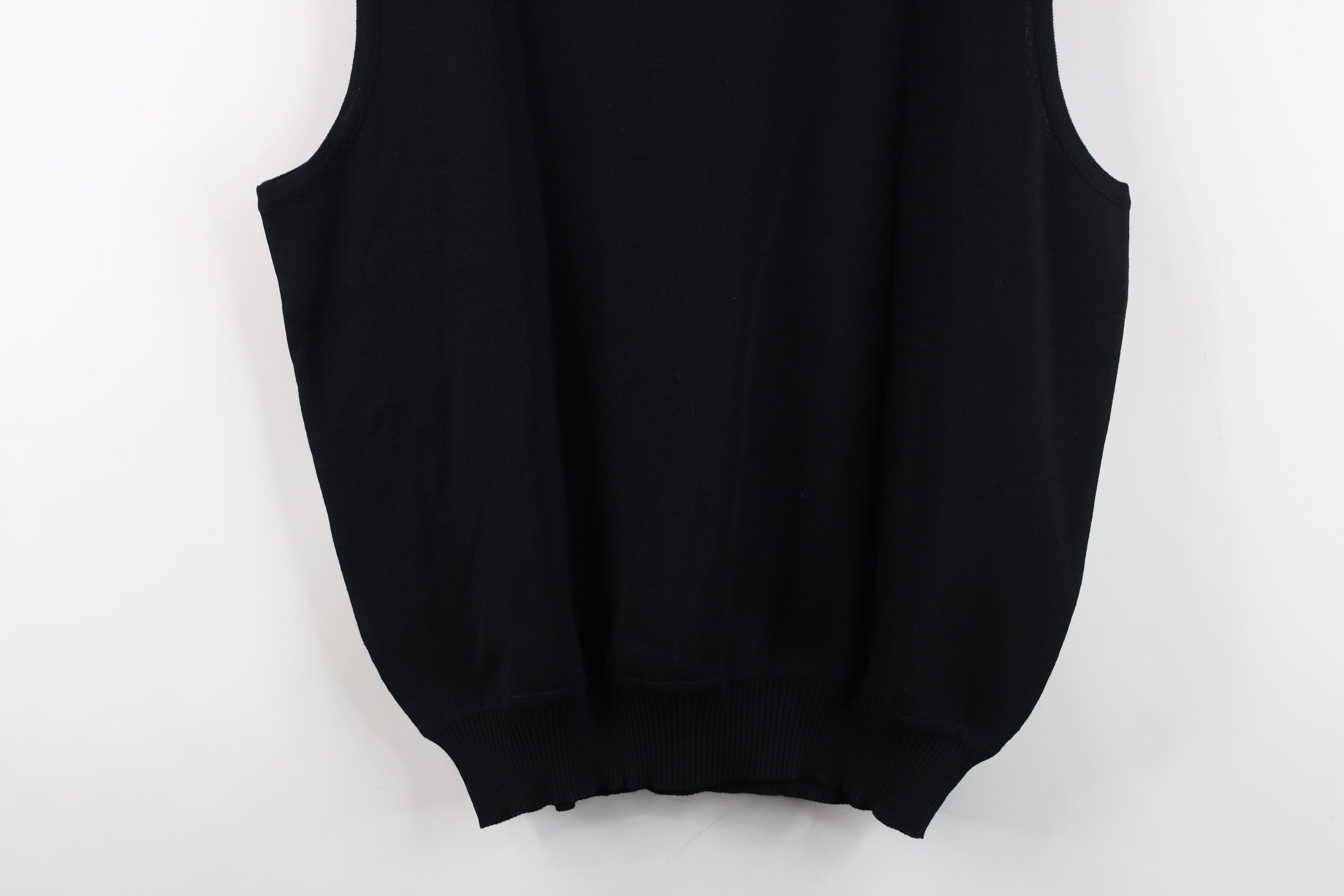 St. Croix Vintage 90s St Croix Blank Merino Wool Sweater Vest USA Size US XL / EU 56 / 4 - 14 Thumbnail