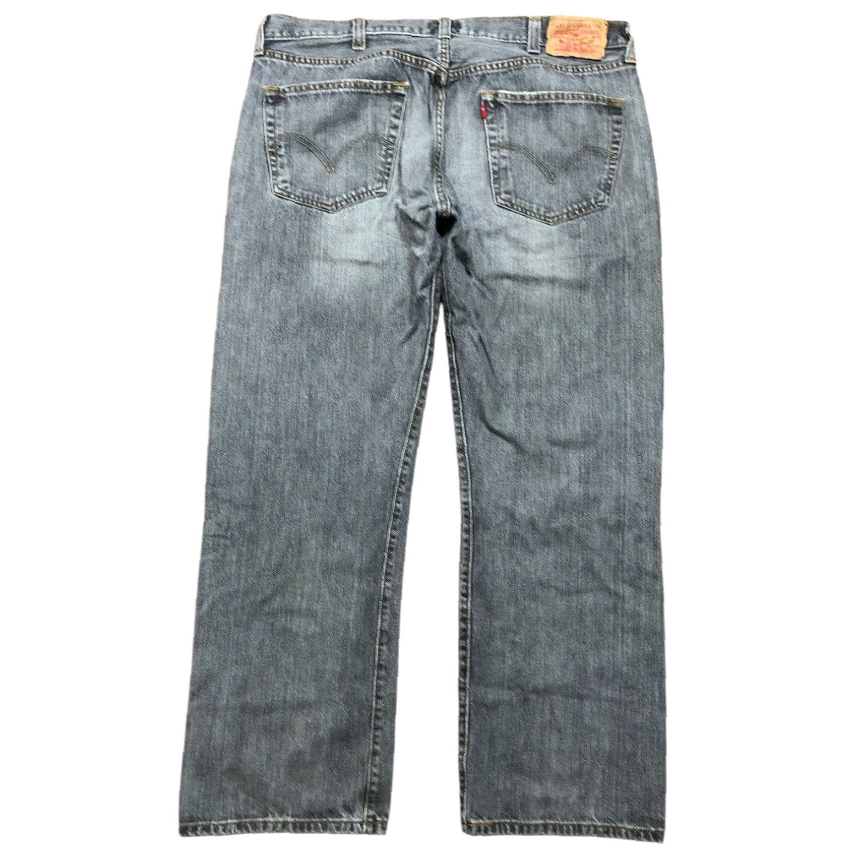 Levi's VINTAGE Levi's 501 Jeans Straight 38x29 Mens Gray Denim Button 5-Pocket Regular Cotton 90s USA 80s Size US 38 / EU 54 - 2 Thumbnail