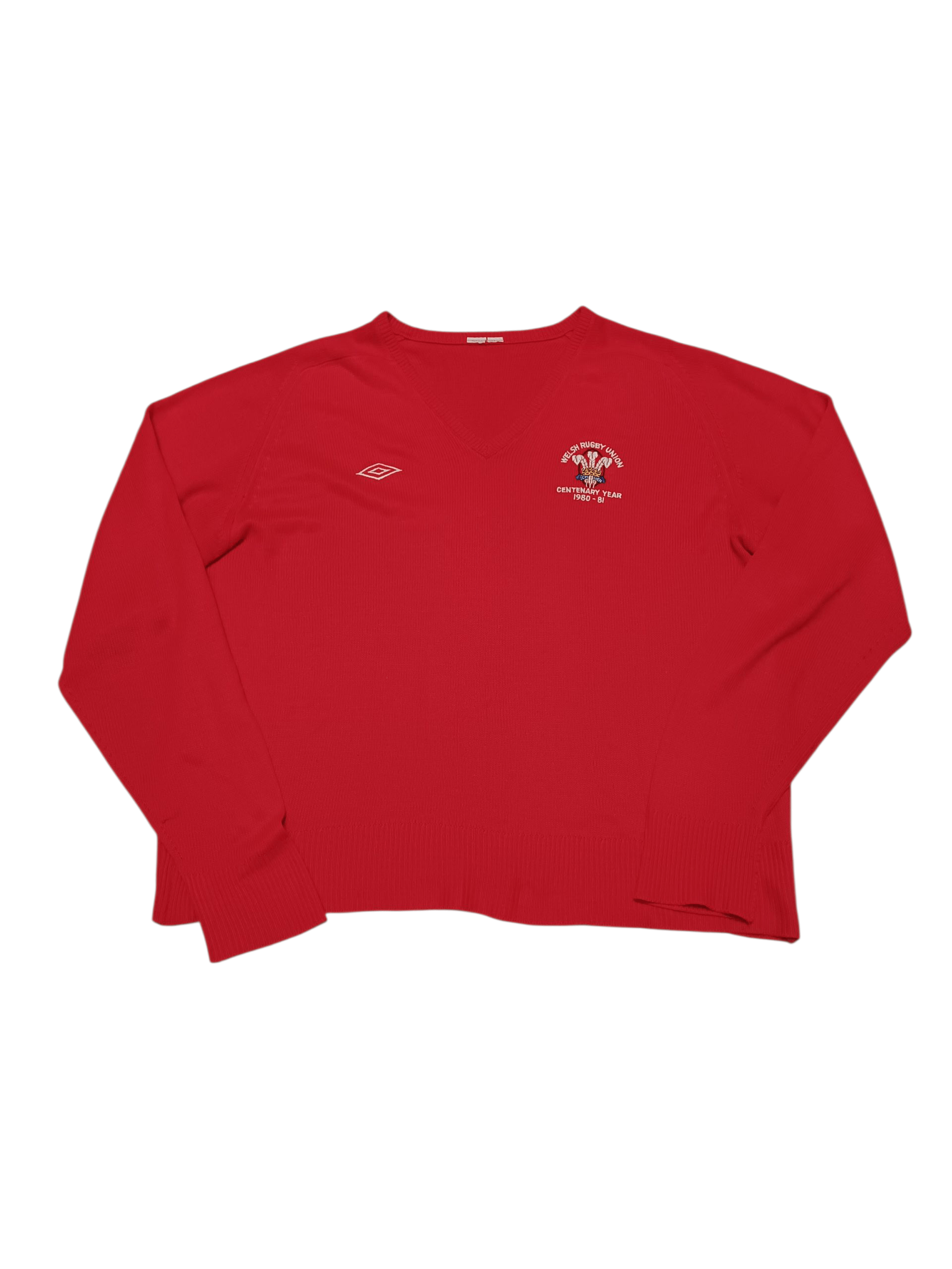 UMBRO WELSH RUGBY UNION 1980-1981 VERY RARE SWEATER