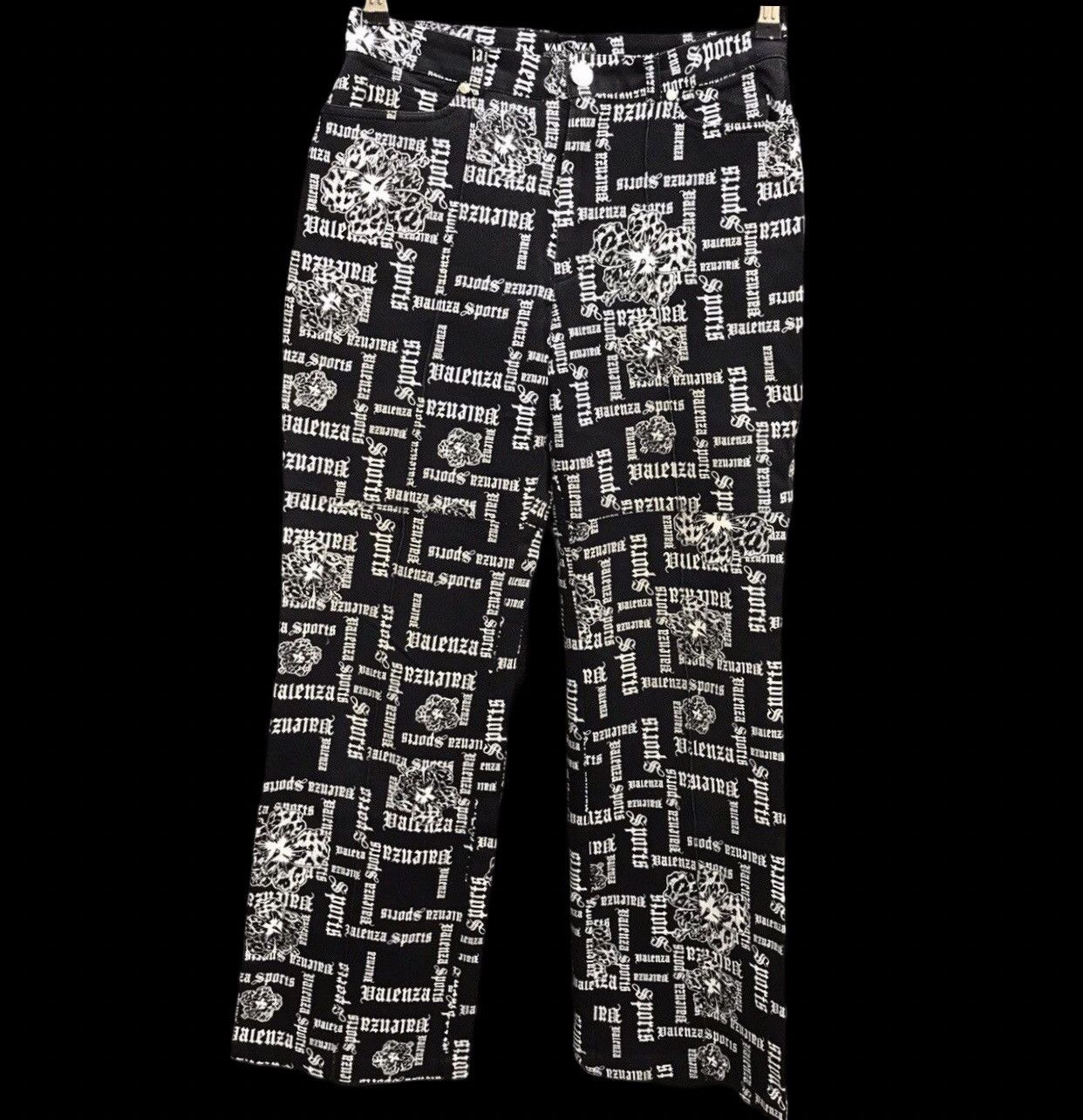 Japanese Brand Valenza Sport Full Logo Pant Size 26" / US 2 / IT 38 - 1 Thumbnail