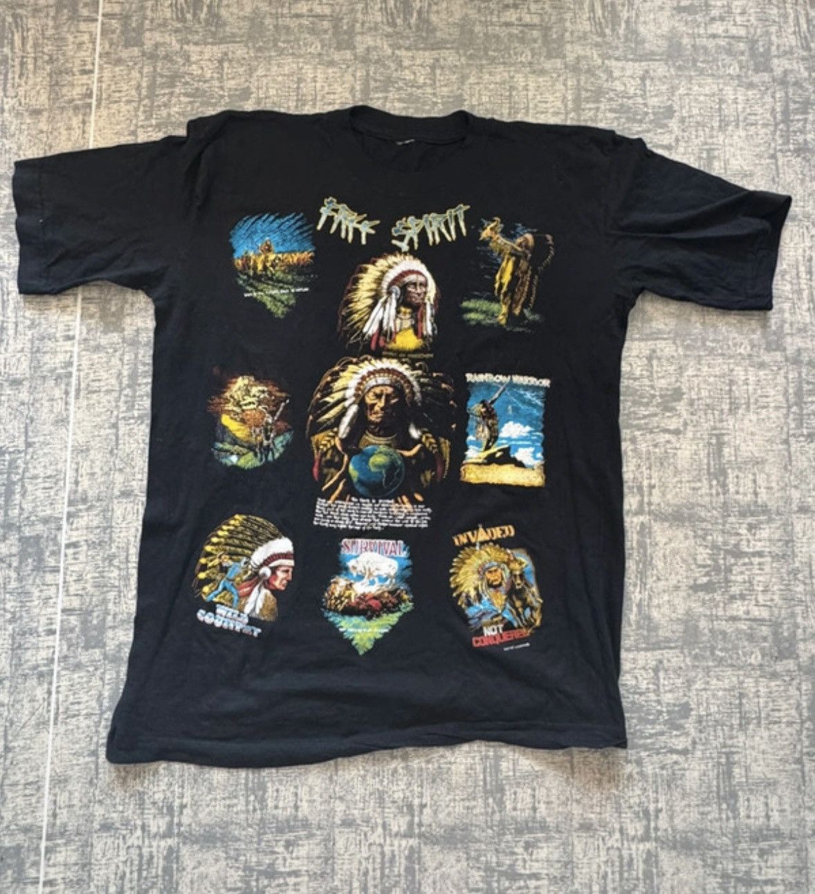 Vintage T shirt Free Spirit Size US M / EU 48-50 / 2 - 1 Thumbnail