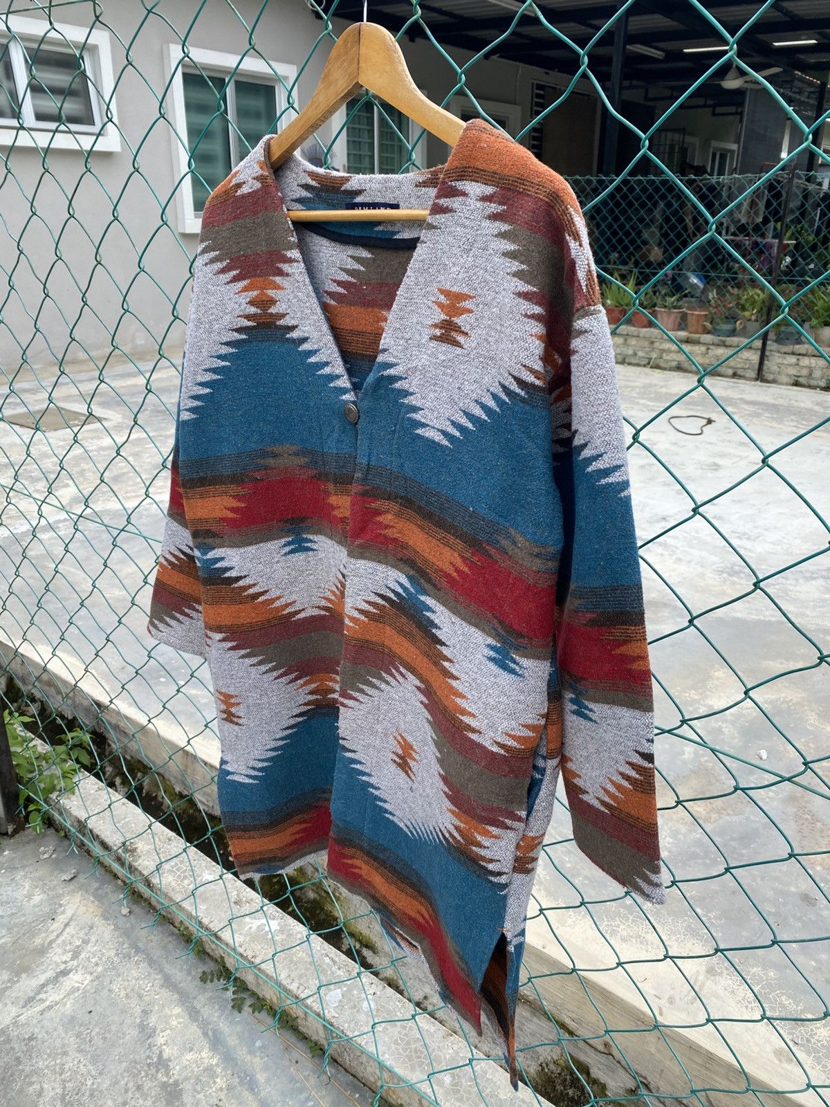 Japanese Brand Rimland navajo cardigan Size M / US 6-8 / IT 42-44 - 4 Thumbnail