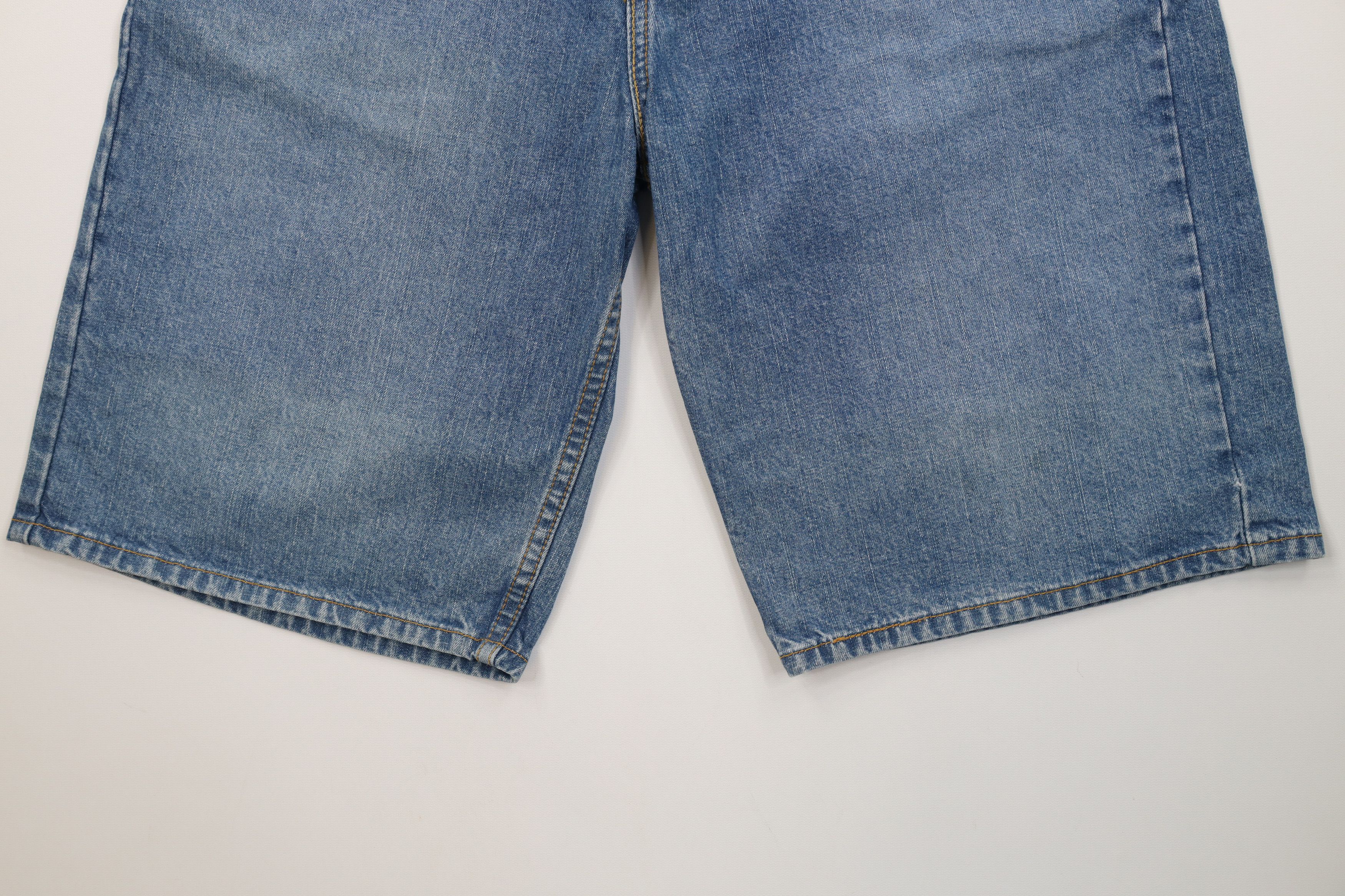 Levi's Vintage Y2K Levis 569 Fit Denim Jeans Shorts Jorts Blue Size US 30 / EU 46 - 4 Thumbnail