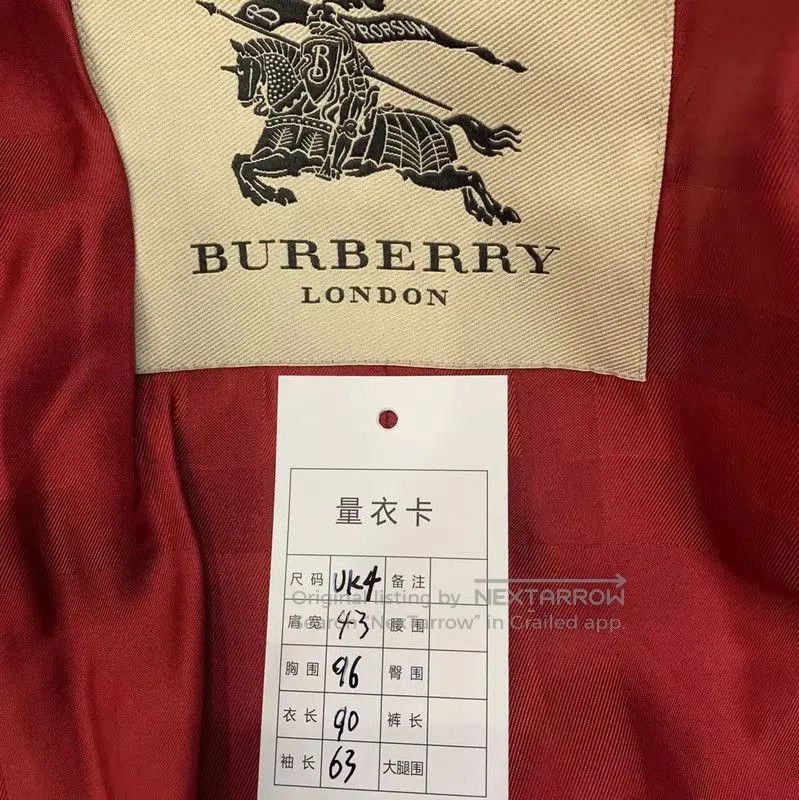 Burberry Burberry Red Wool Women's Coat XS. Size XS / US 0-2 / IT 36-38 - 9 Thumbnail