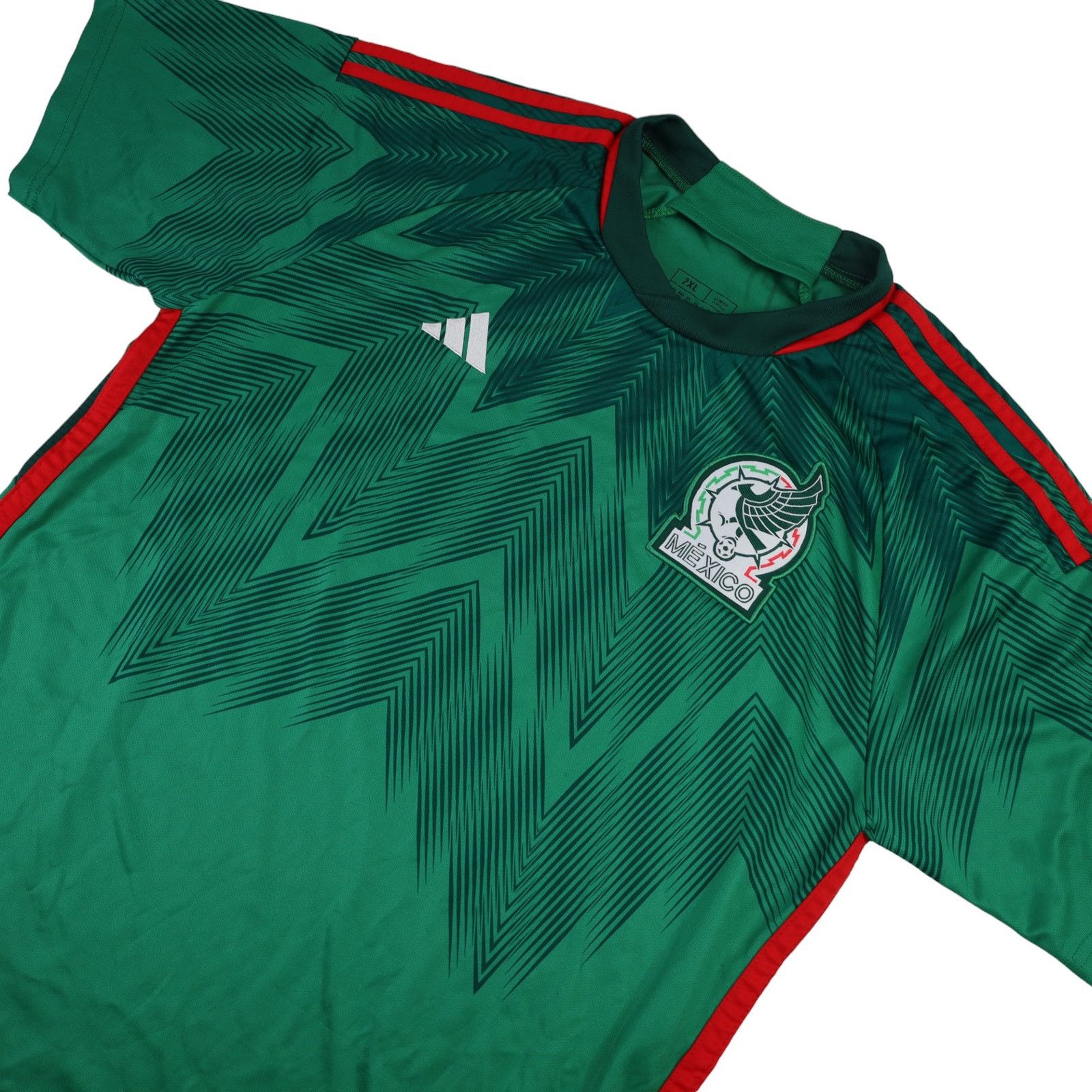 Adidas 2022-23 Adidas Mexico National Football Team Players Jersey Size US L / EU 52-54 / 3 - 2 Thumbnail