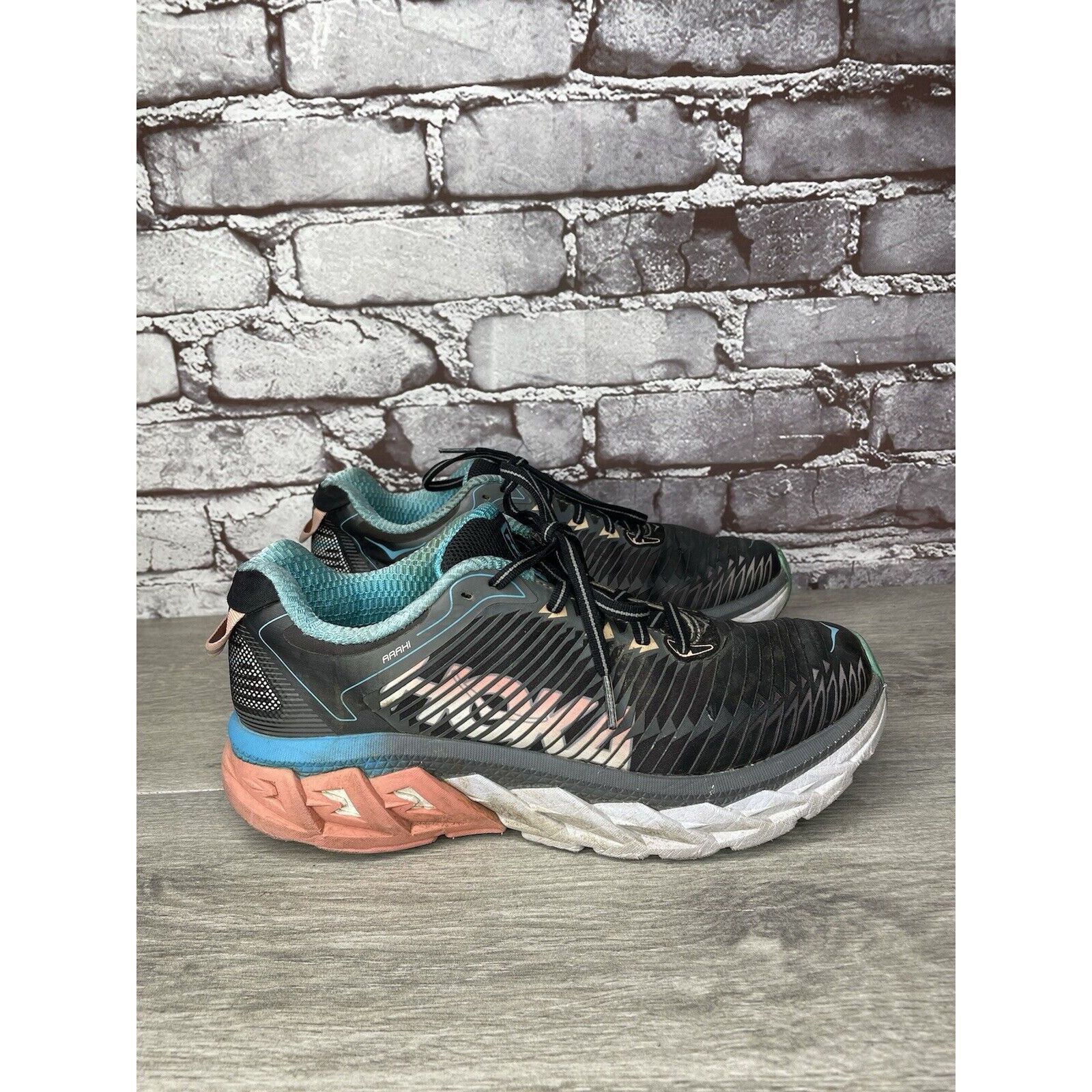 Hoka Hoka One One Arahi 1016259 BPAM Black Running Shoes Women’s Size US 8.5 / IT 38.5 - 13 Thumbnail