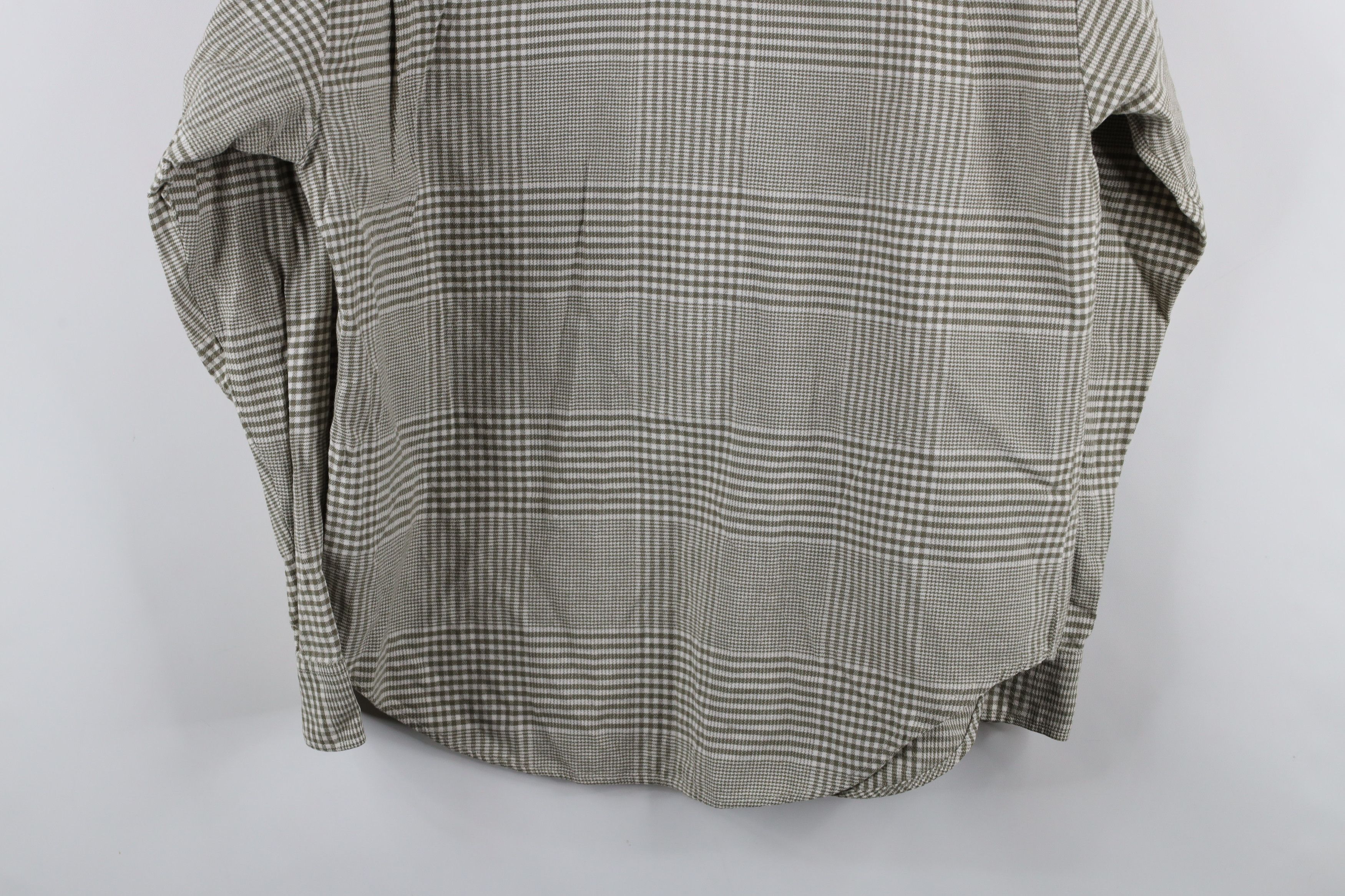 Vintage Vintage 90s Streetwear Houndstooth Flannel Button Shirt Size US M / EU 48-50 / 2 - 10 Thumbnail