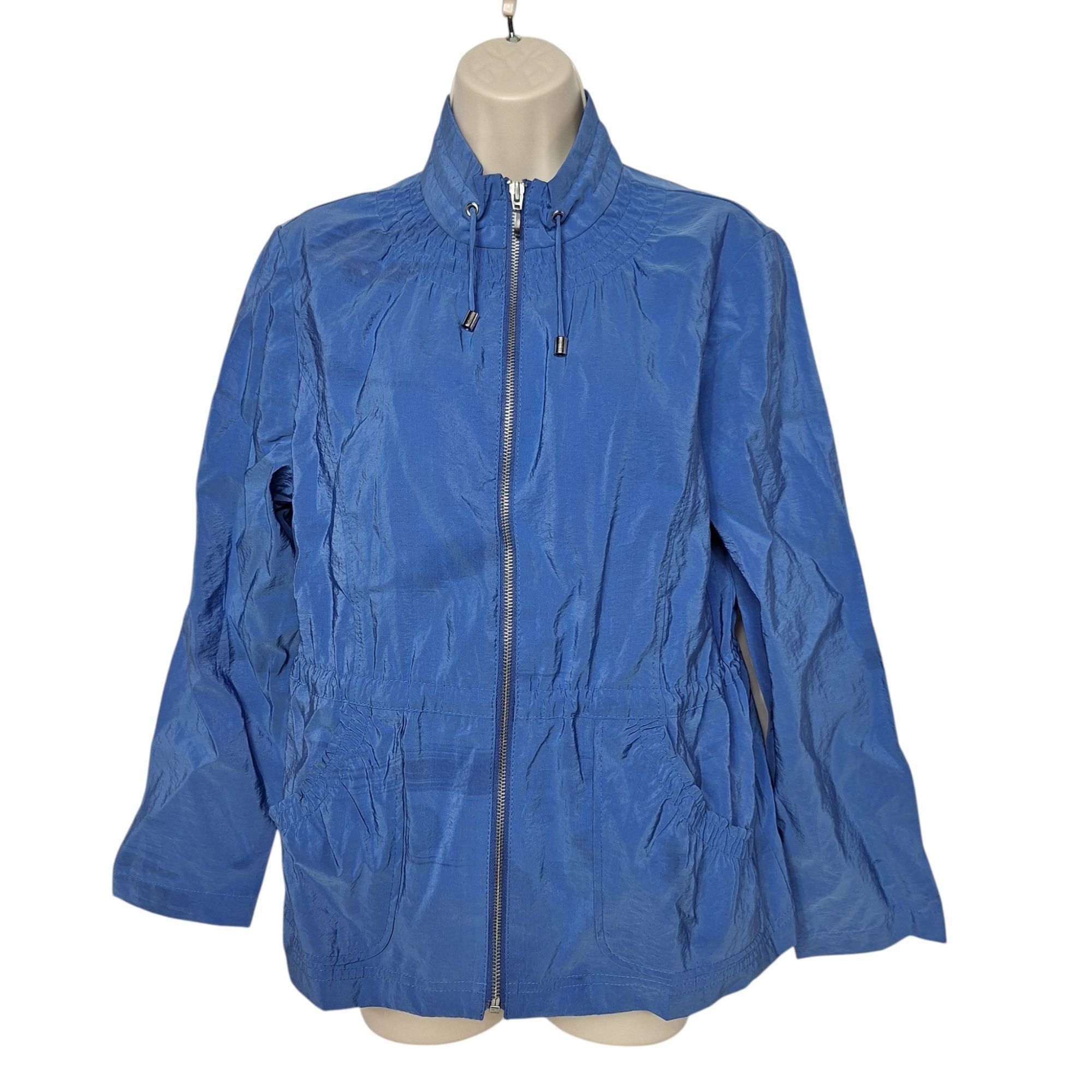 Chicos Zenergy by Chico's Rae Novelty Solid Jacket 1 M 8 Full Zip N Size M / US 6-8 / IT 42-44 - 2 Thumbnail