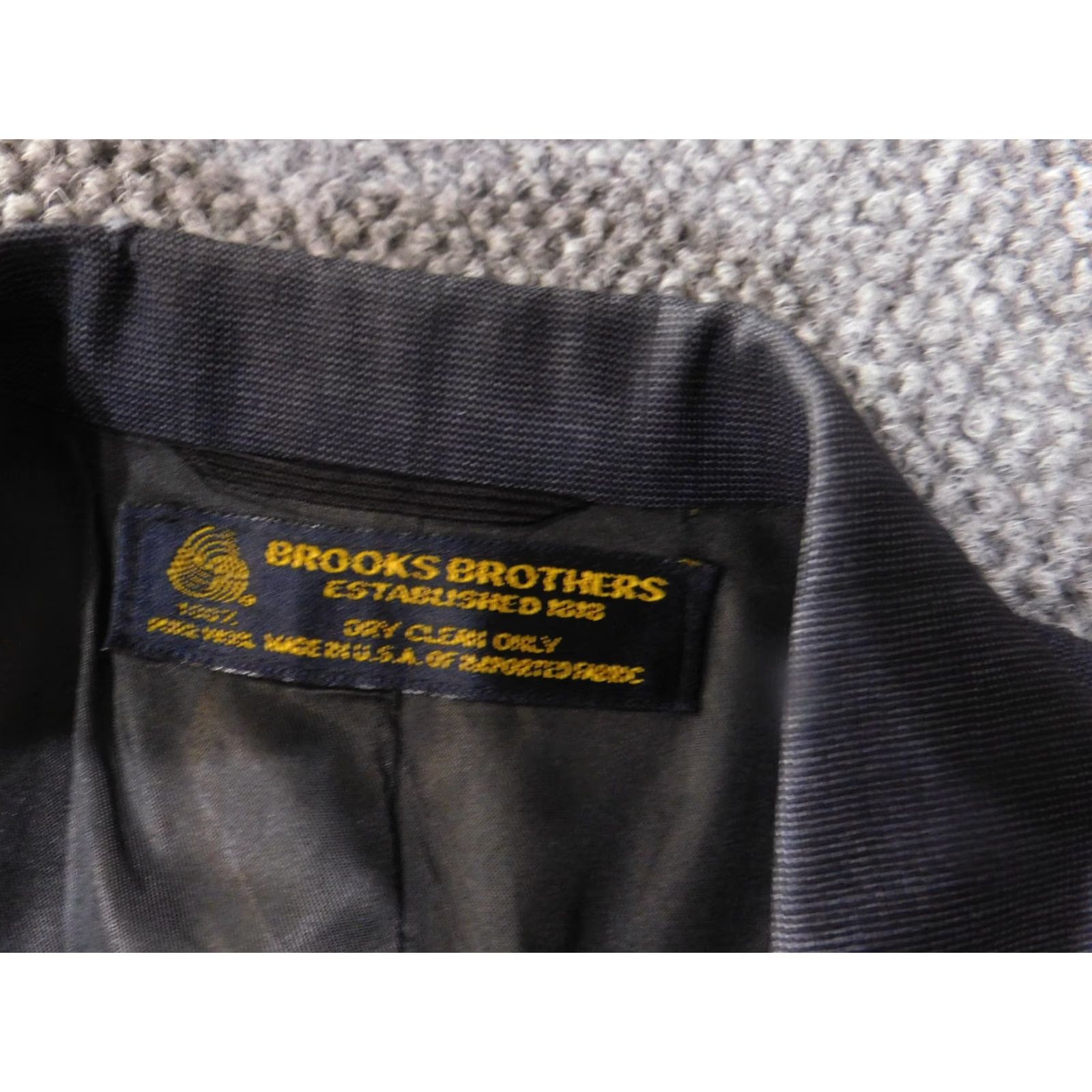 Brooks Brothers Brooks Brothers Blazer Mens 42 Long Blue Wool Two Button Sport Coat Jacket USA Size 42R - 4 Thumbnail