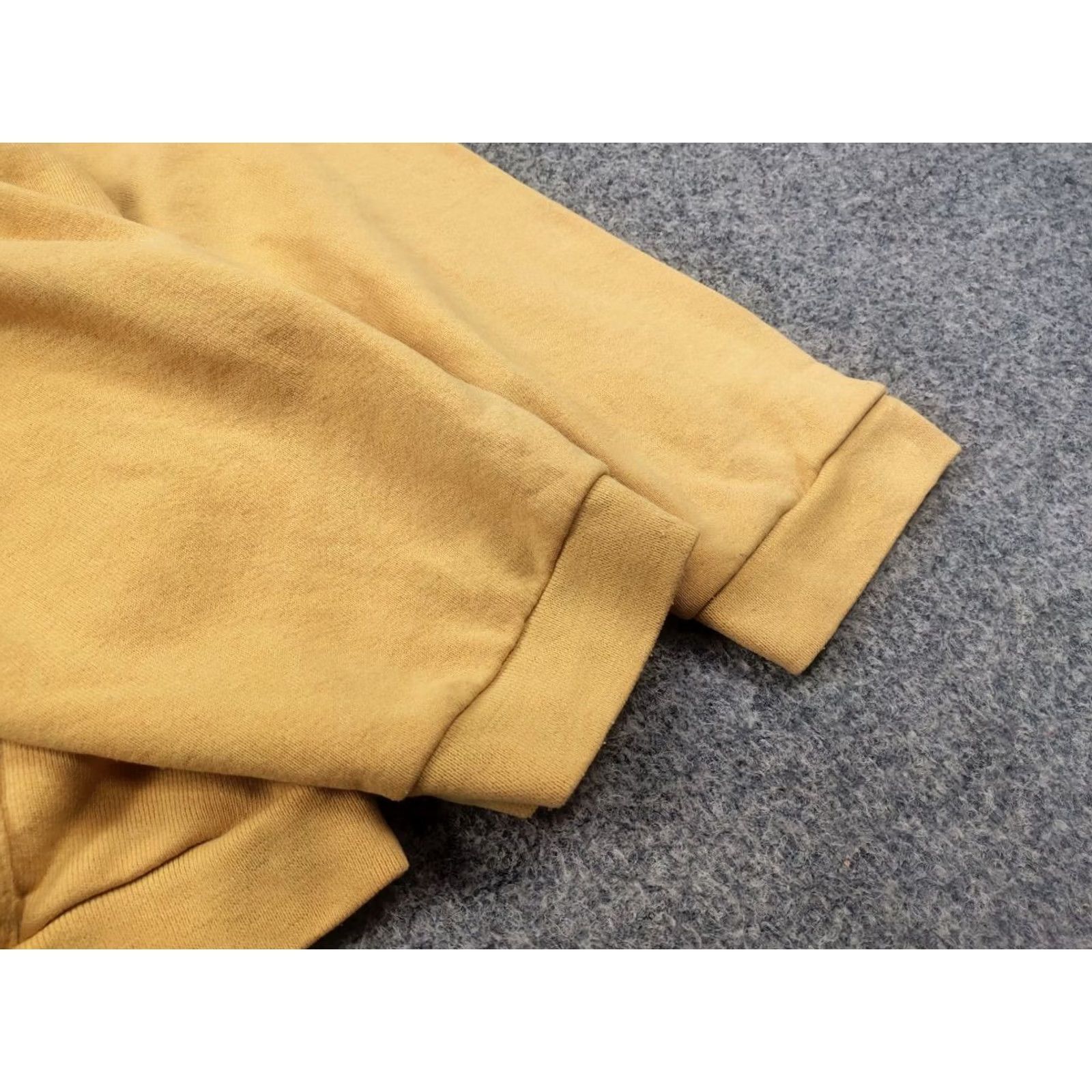 Fruit Of The Loom Vintage Fruit of the Loom USA Mini Logo Yellow Cotton Hoodie Size US L / EU 52-54 / 3 - 7 Thumbnail