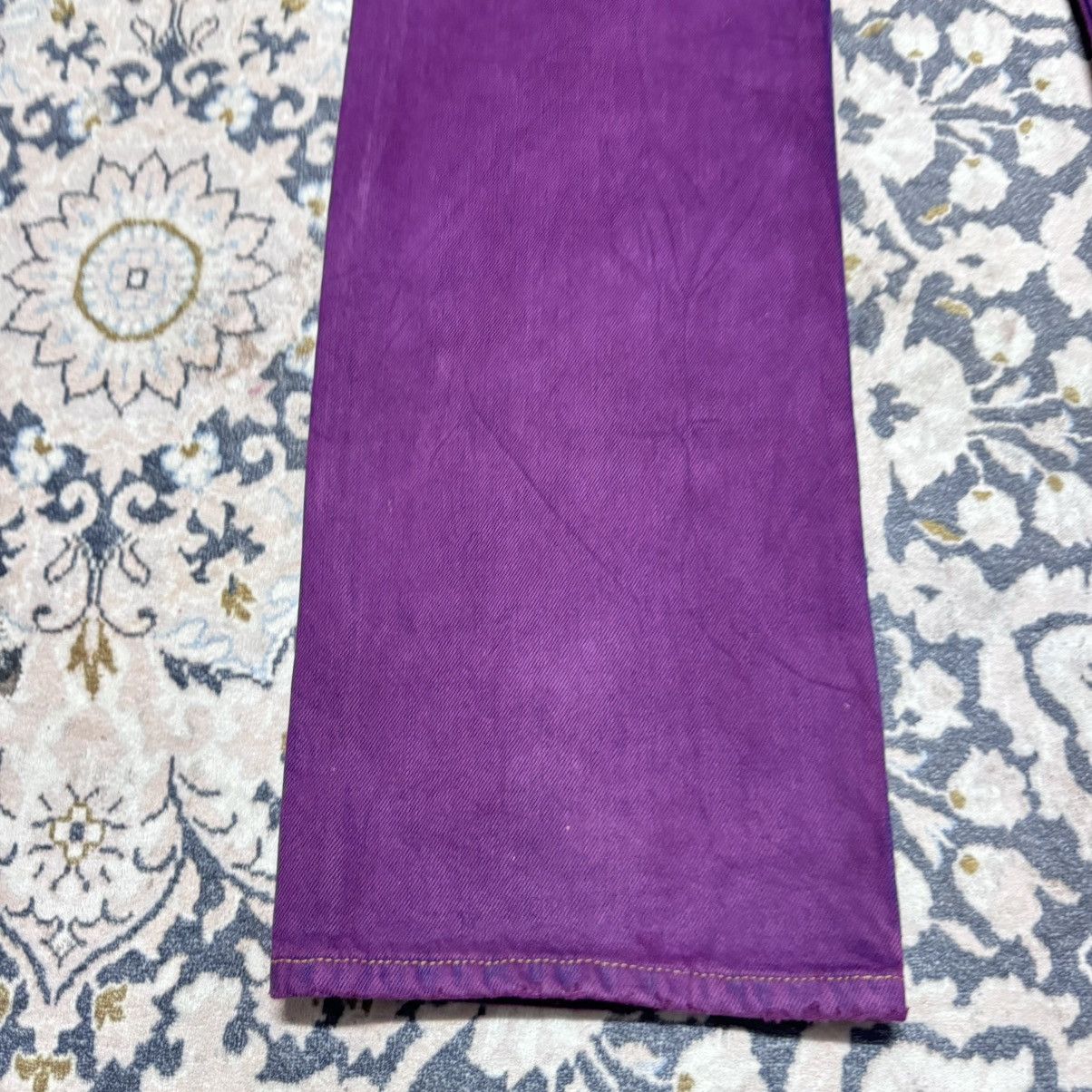 Levi's Vintage Levis 501 Dusty Purple Dyed Jeans Size US 33 - 14 Thumbnail