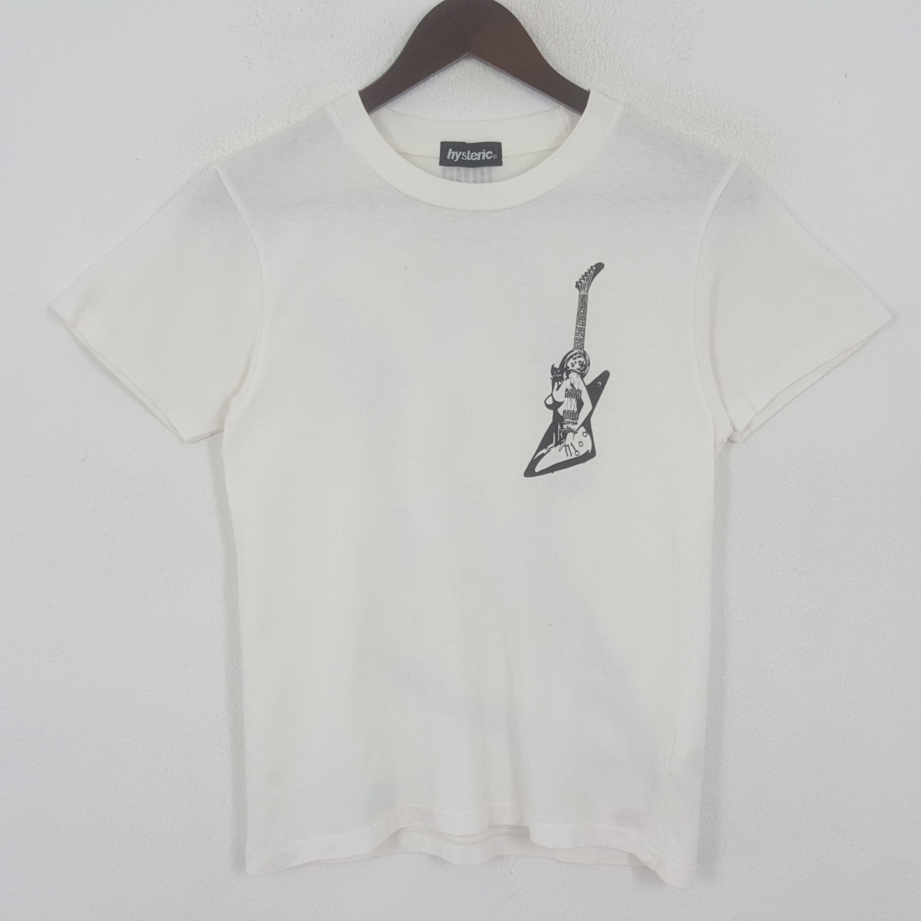 Hysteric Glamour × Japanese Brand × Vintage Vintage Hysteric Glamour Naked Guitar Tshirt Size S / US 4 / IT 40 - 3 Thumbnail