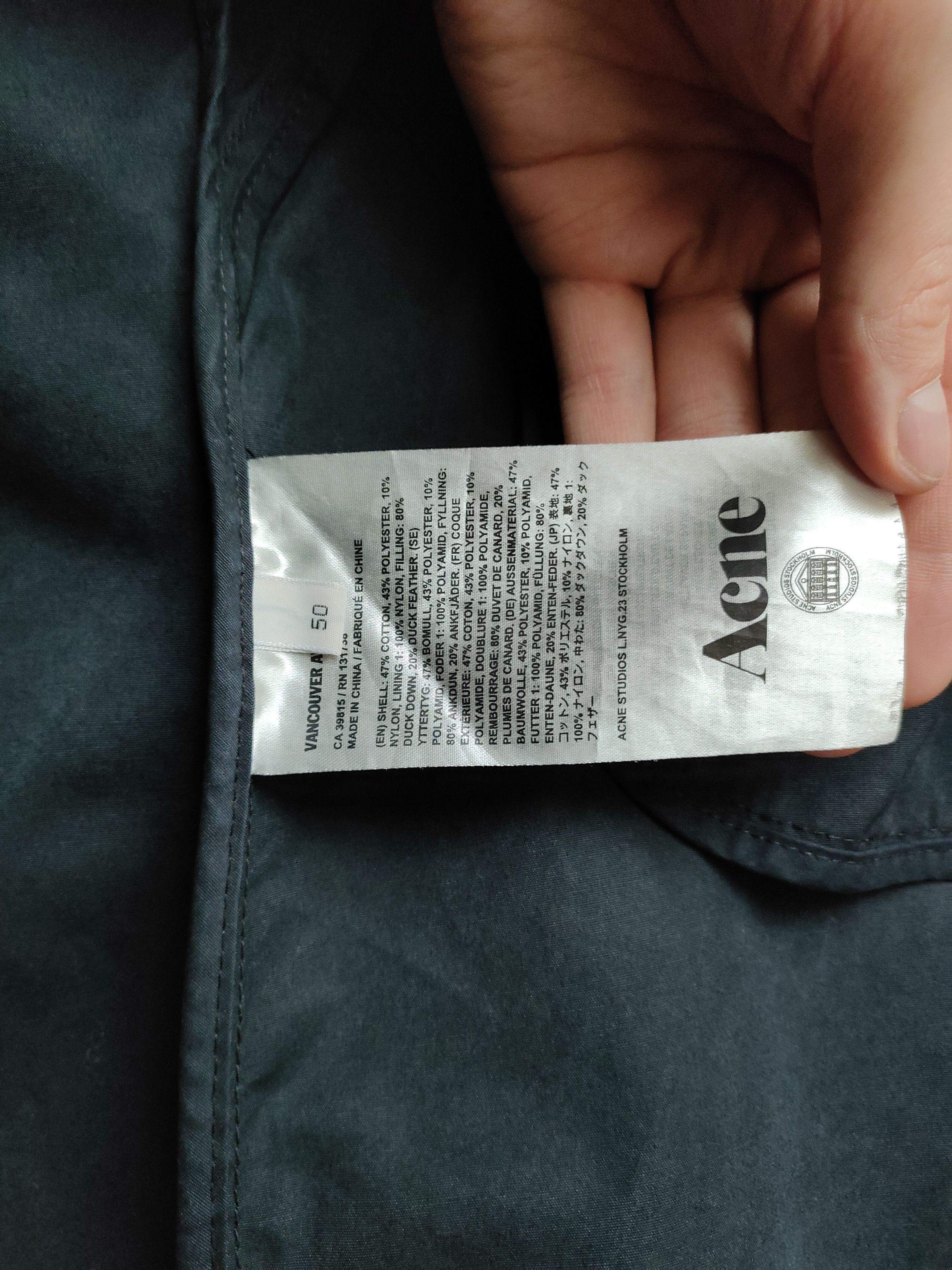 Acne Studios Acne Studios Vancouver AW13 Down Parka Jacket Size US M / EU 48-50 / 2 - 20 Thumbnail