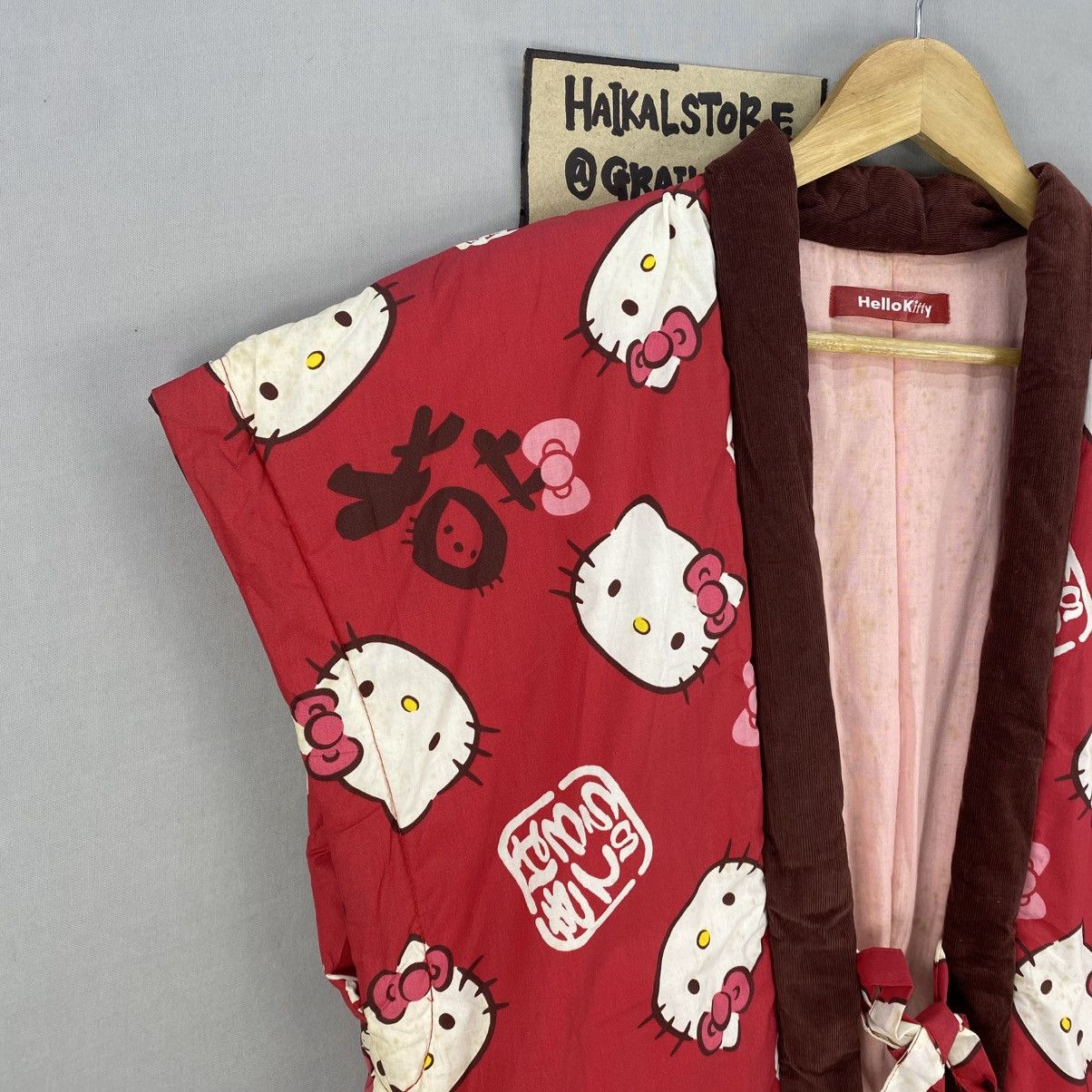 Cartoon Network Vintage Y2k Hello Kitty Full Print Kimono Sleeveless Size M / US 6-8 / IT 42-44 - 2 Thumbnail