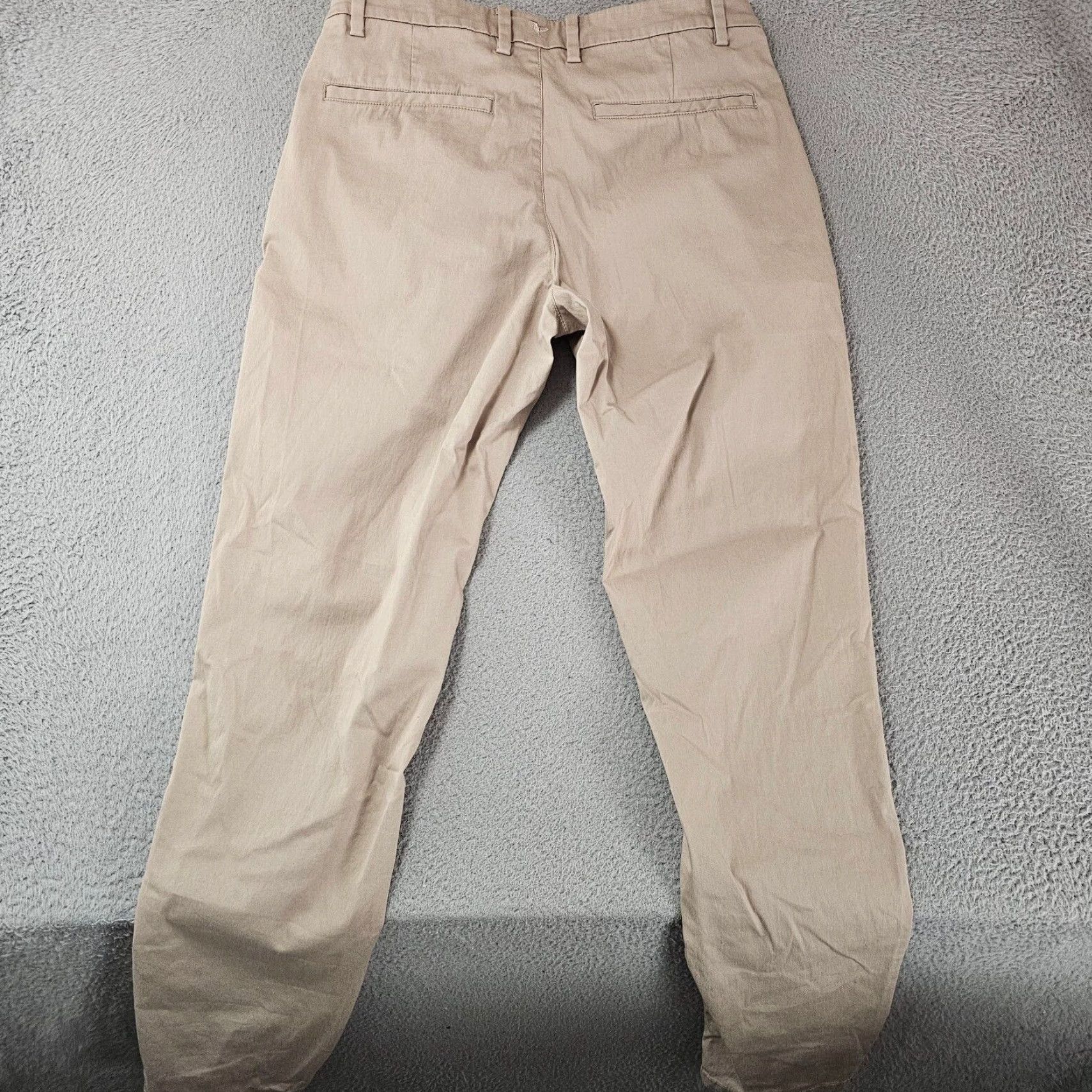 Vintage Bird Dogs Pants Mens 32x30 Khaki Chino Regular Slimming Breathable Stretch Pockets Logo 30 Inseam Casual Workwear Autumn Spring Summer Tan Brown Size US 32 / EU 48 - 6 Thumbnail