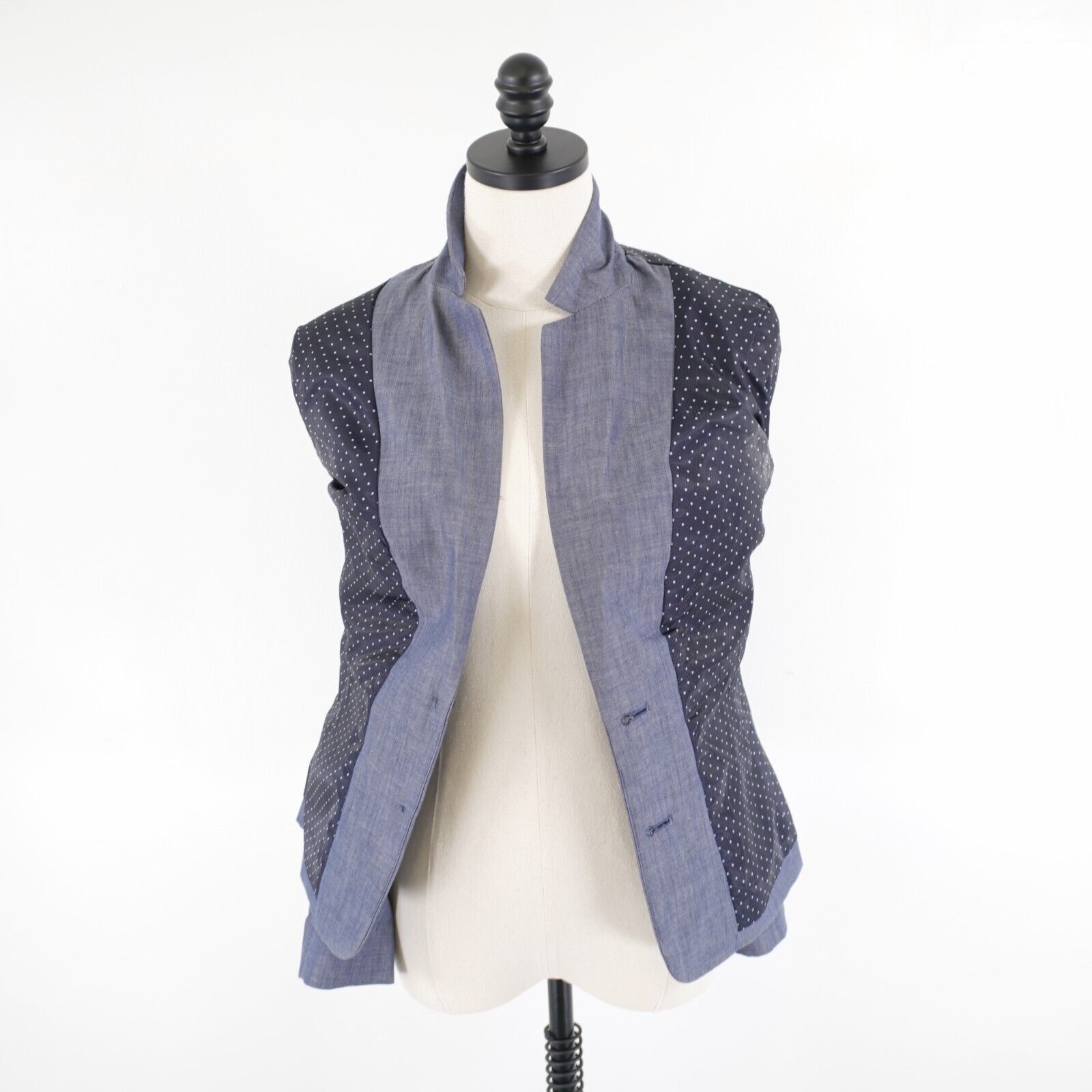 Express Express Polyester Blend Blue Size 4 2 Button Blazer Size S / US 4 / IT 40 - 7 Thumbnail