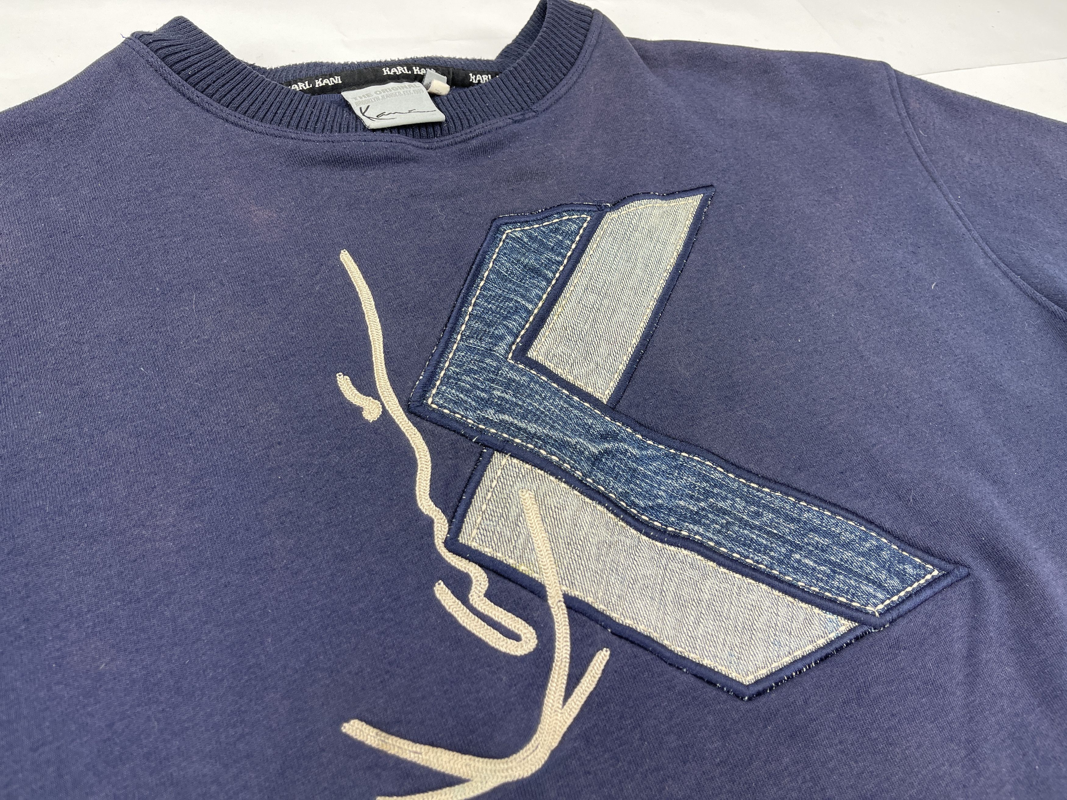 Karl Kani KARL KANI sweatshirt, vintage Kani, 90s hip hop mens size XL Size US XL / EU 56 / 4 - 6 Thumbnail