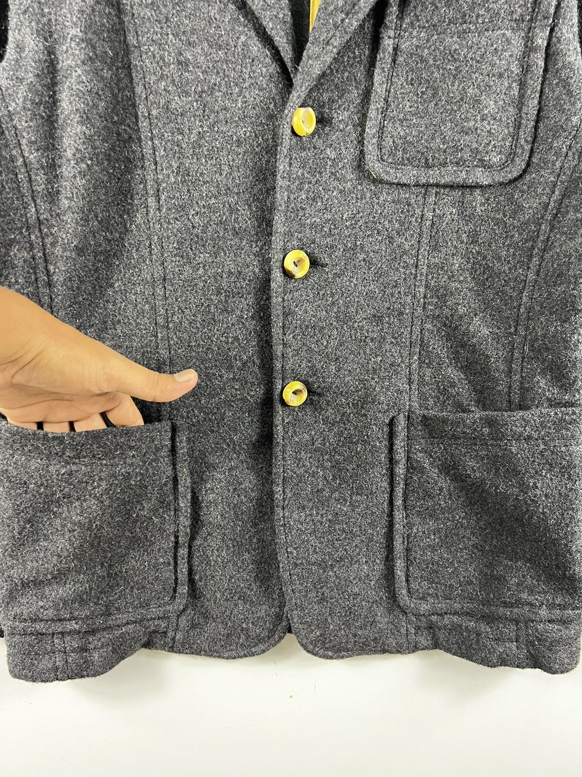 🔥 Sunny Clouds by Felissimo Wool Blazer jacket