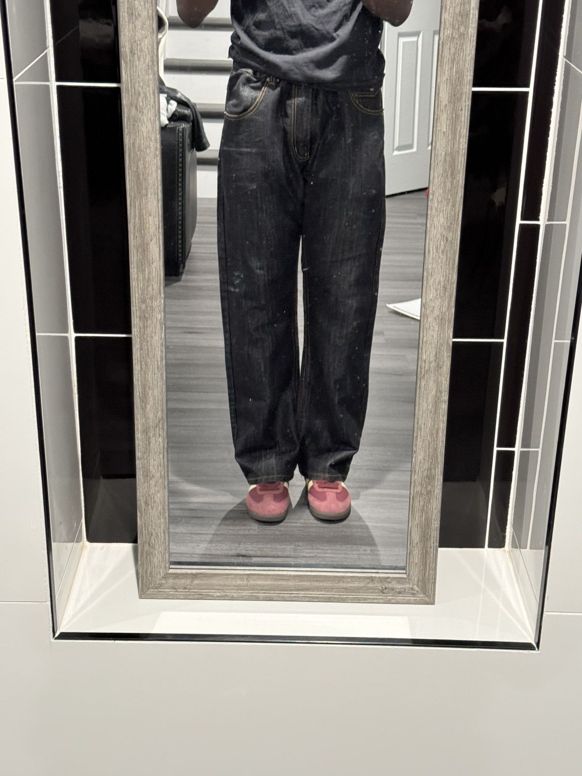 Other Vintage Red Ape Jeans Mens 38x33 Moral Victory Lion Size US 40 / EU 56 - 3 Thumbnail